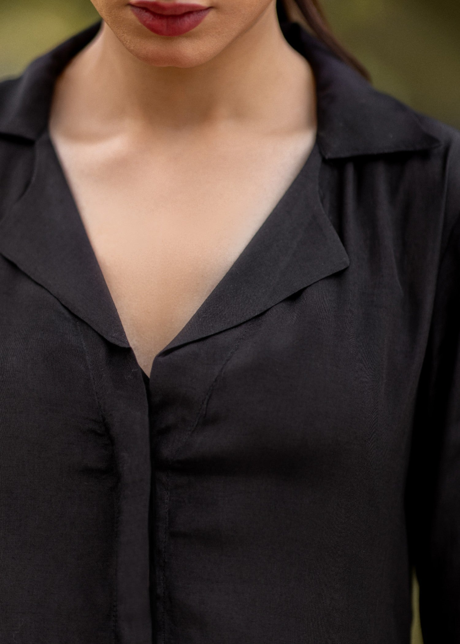 cotton voile Co ord Sets in Black