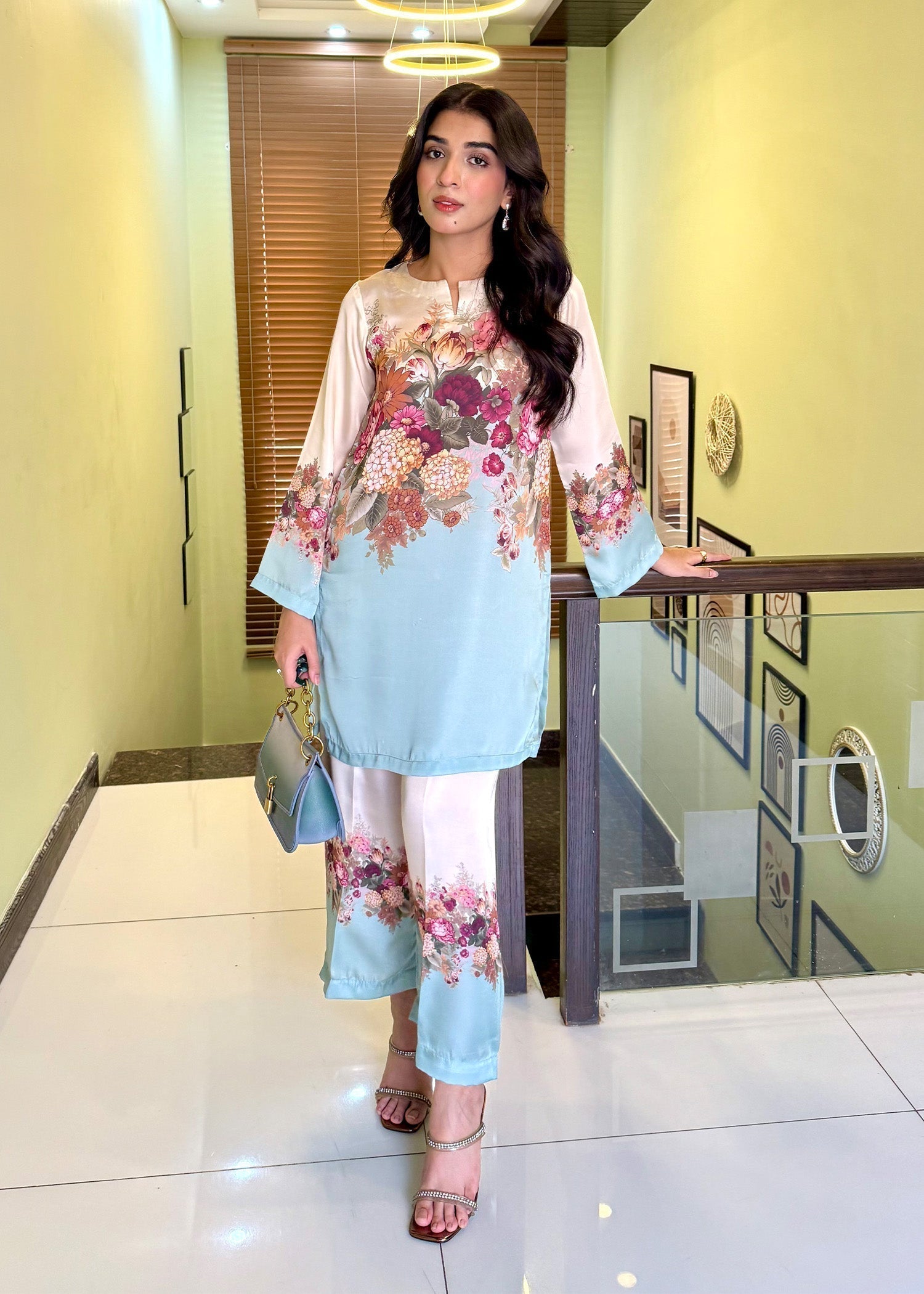 satin silk Co Ord Sets in Multi