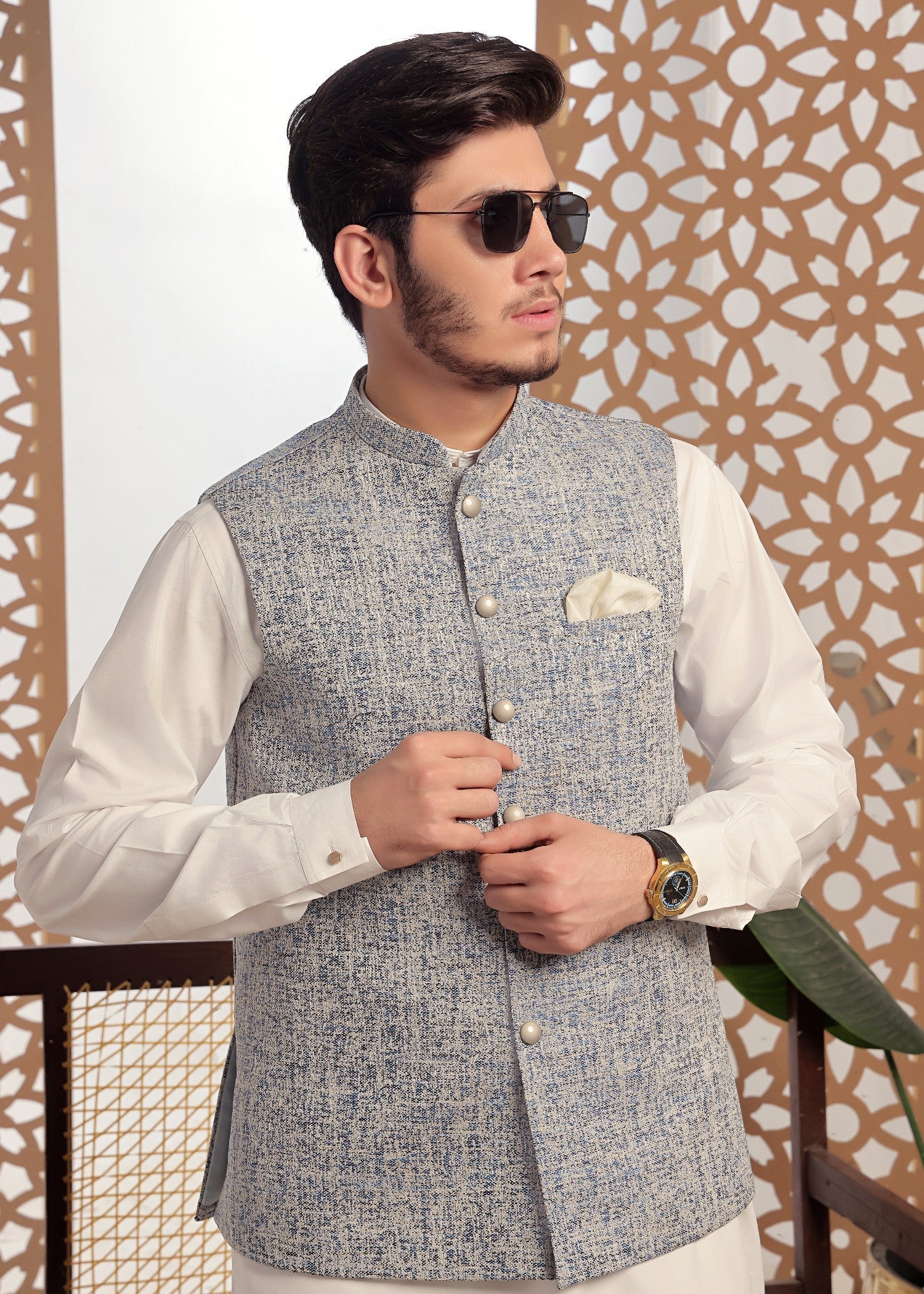 suiting Waistcoat in Grey