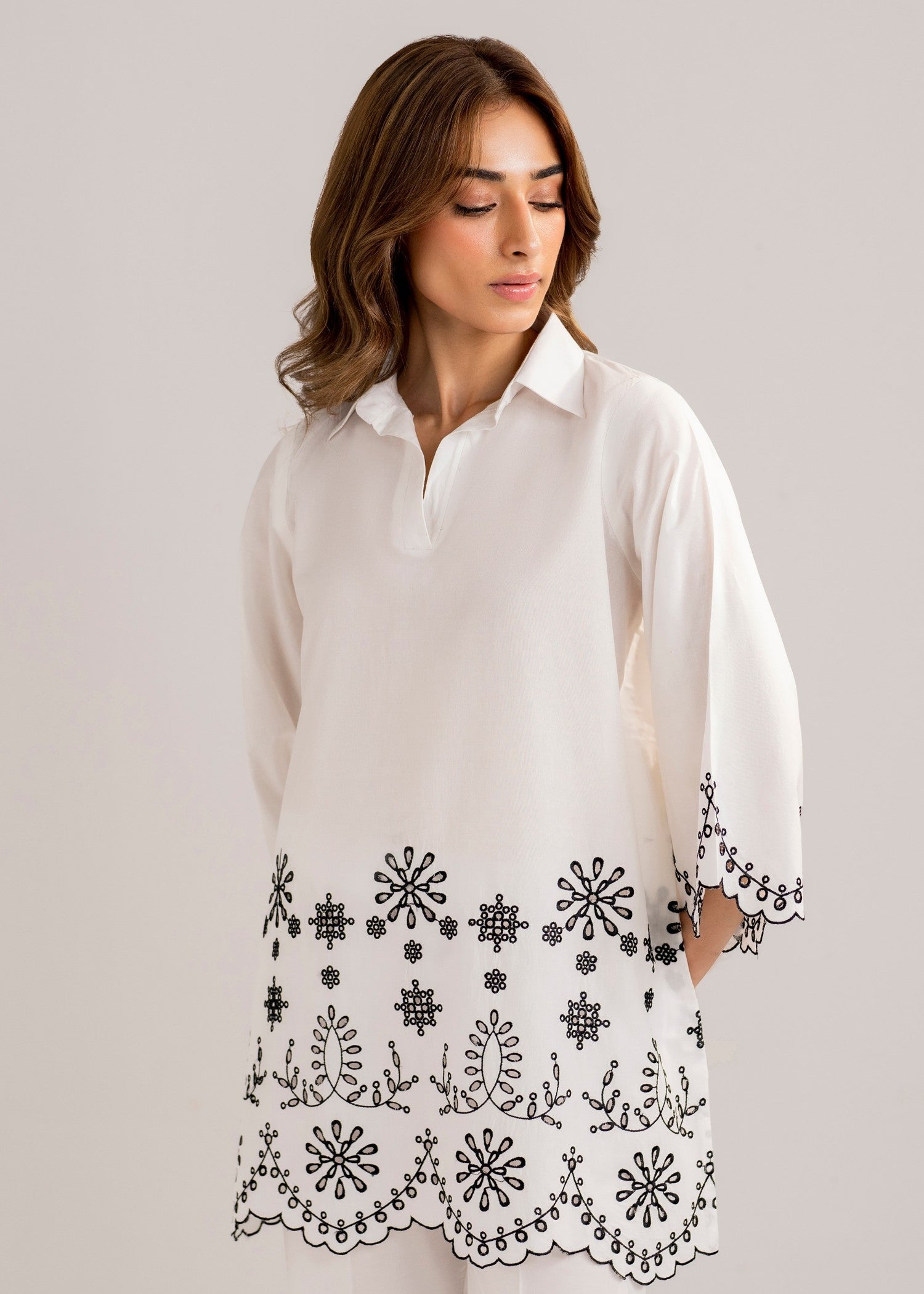 cotton Co Ord Sets in Eggshell