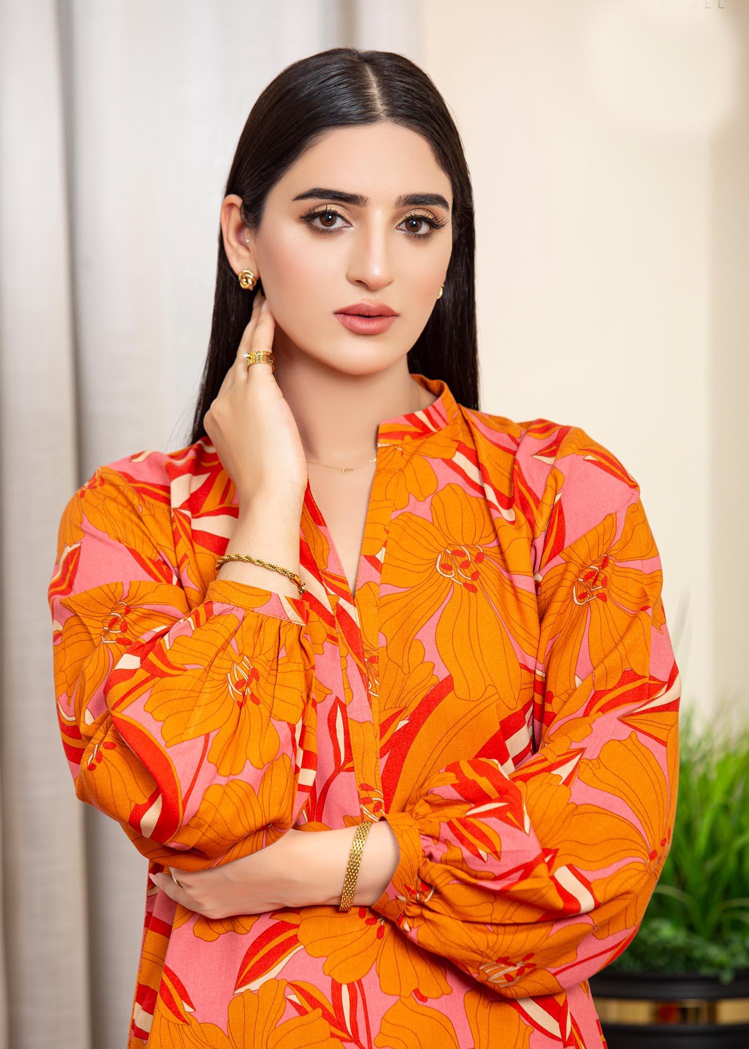 linen Co Ord Sets in Orange