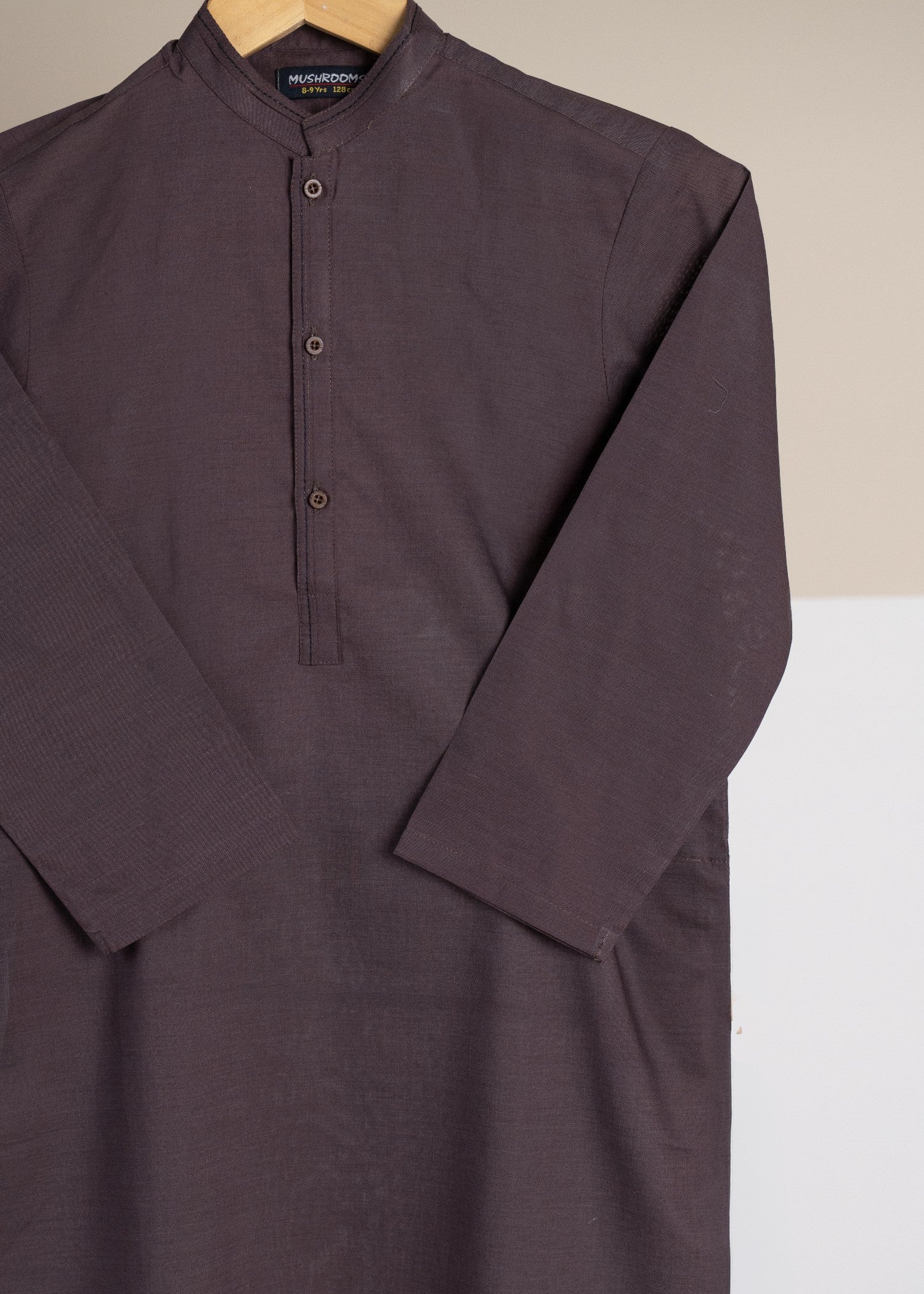 wash & wear Kurta in Brown