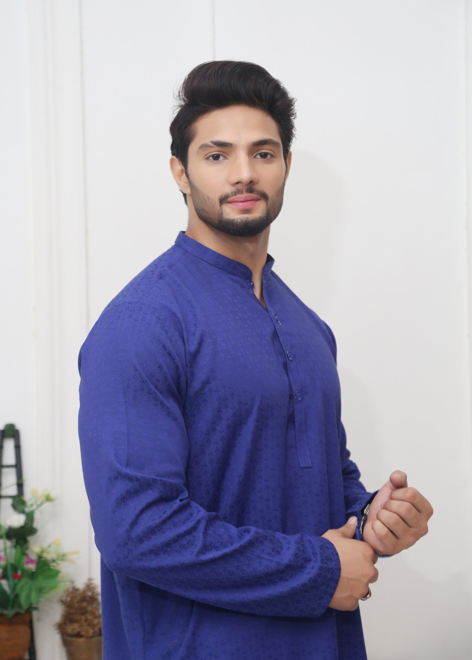 cotton Kurta in Blue