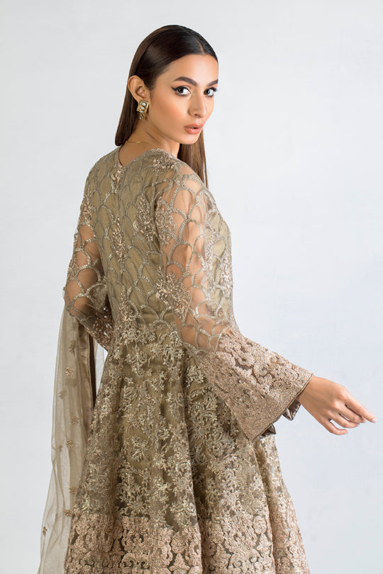 net Peplum in Gold