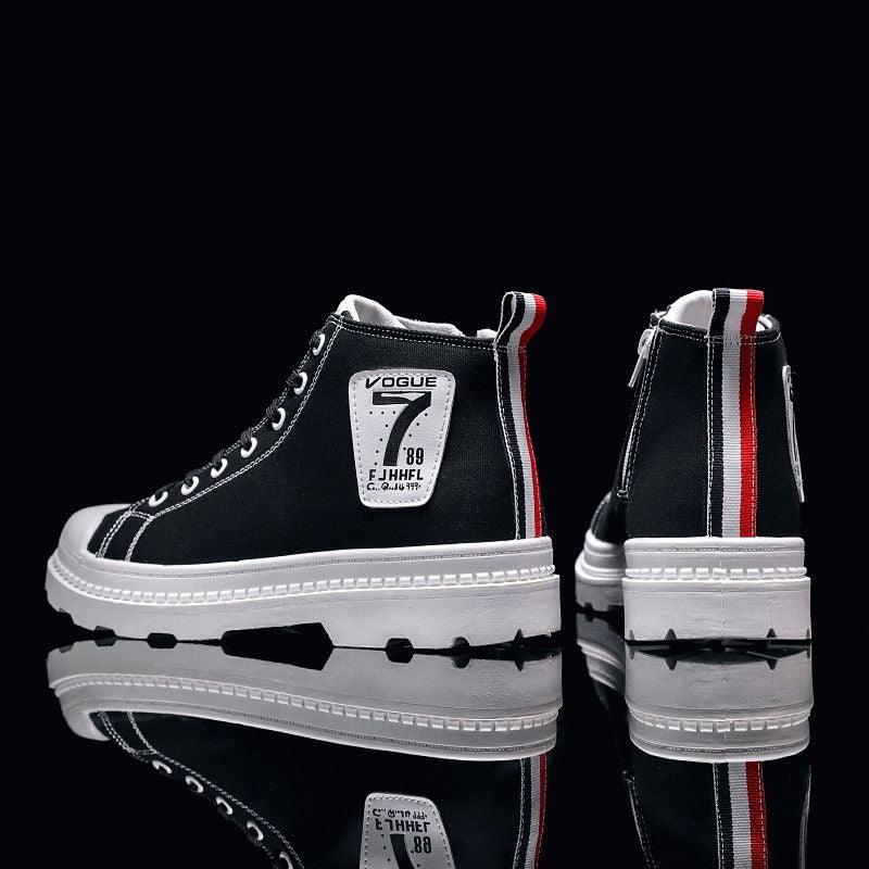 New Breathable Men'S High-Top Canvas Shoes