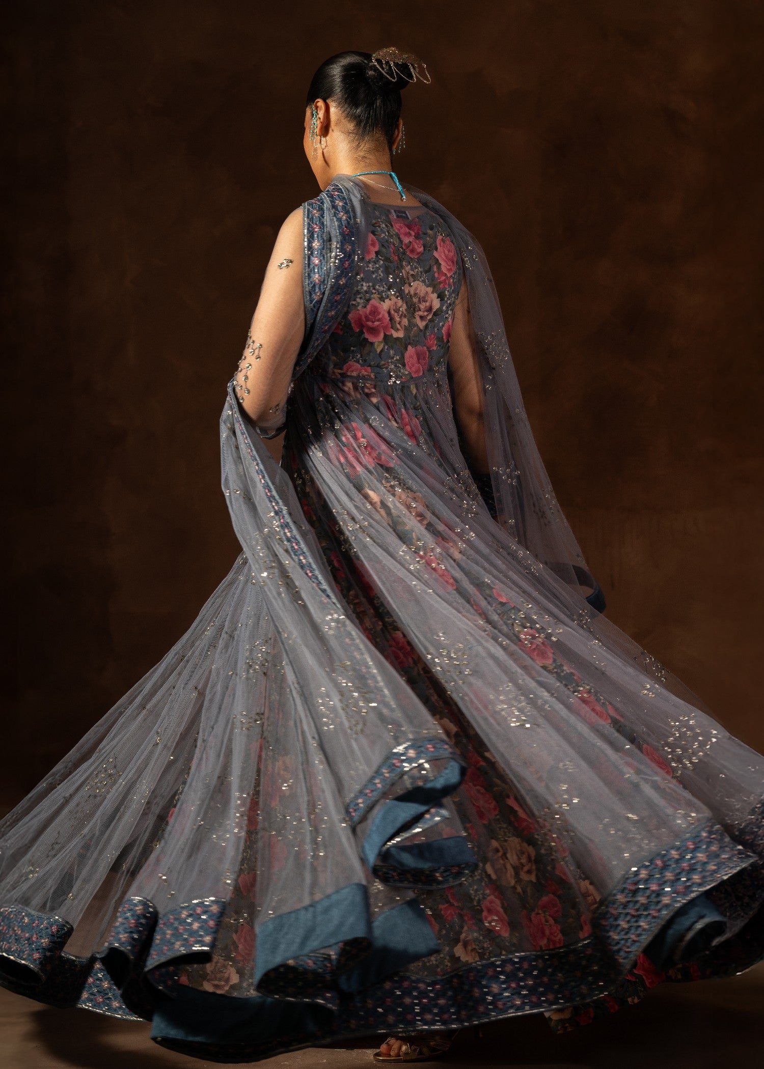 net Maxi in Cool grey
