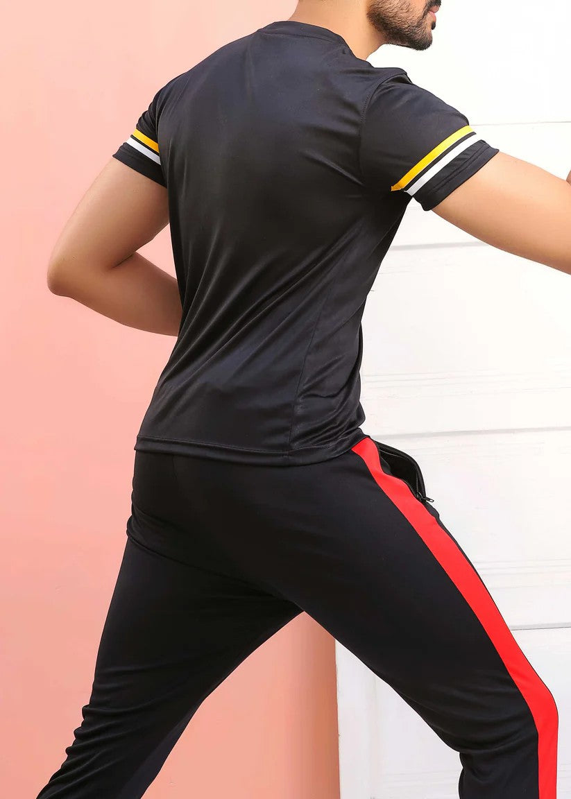 polyester Trousers in Black