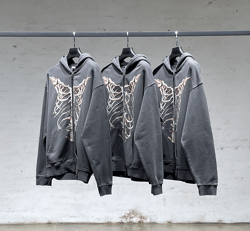 Distressed Cardigan Sweater Tide Brand Hooded Jacket