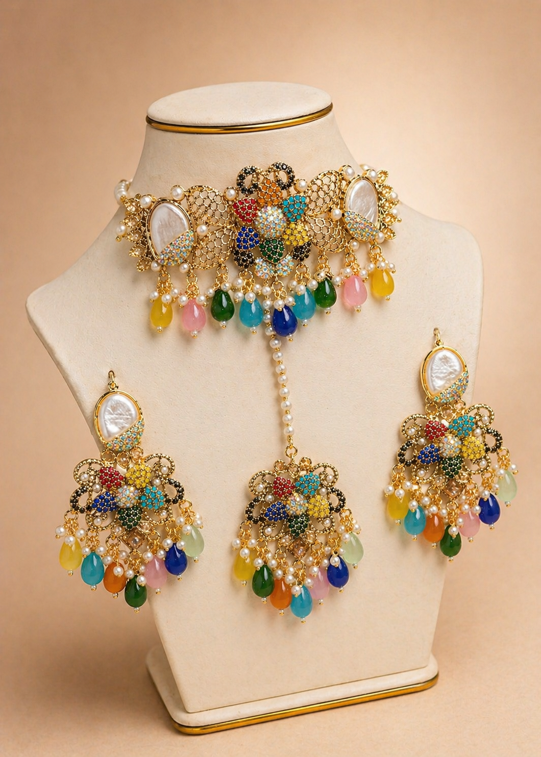 Choker in Multi Color by - Trendy Women Choker KZS1332