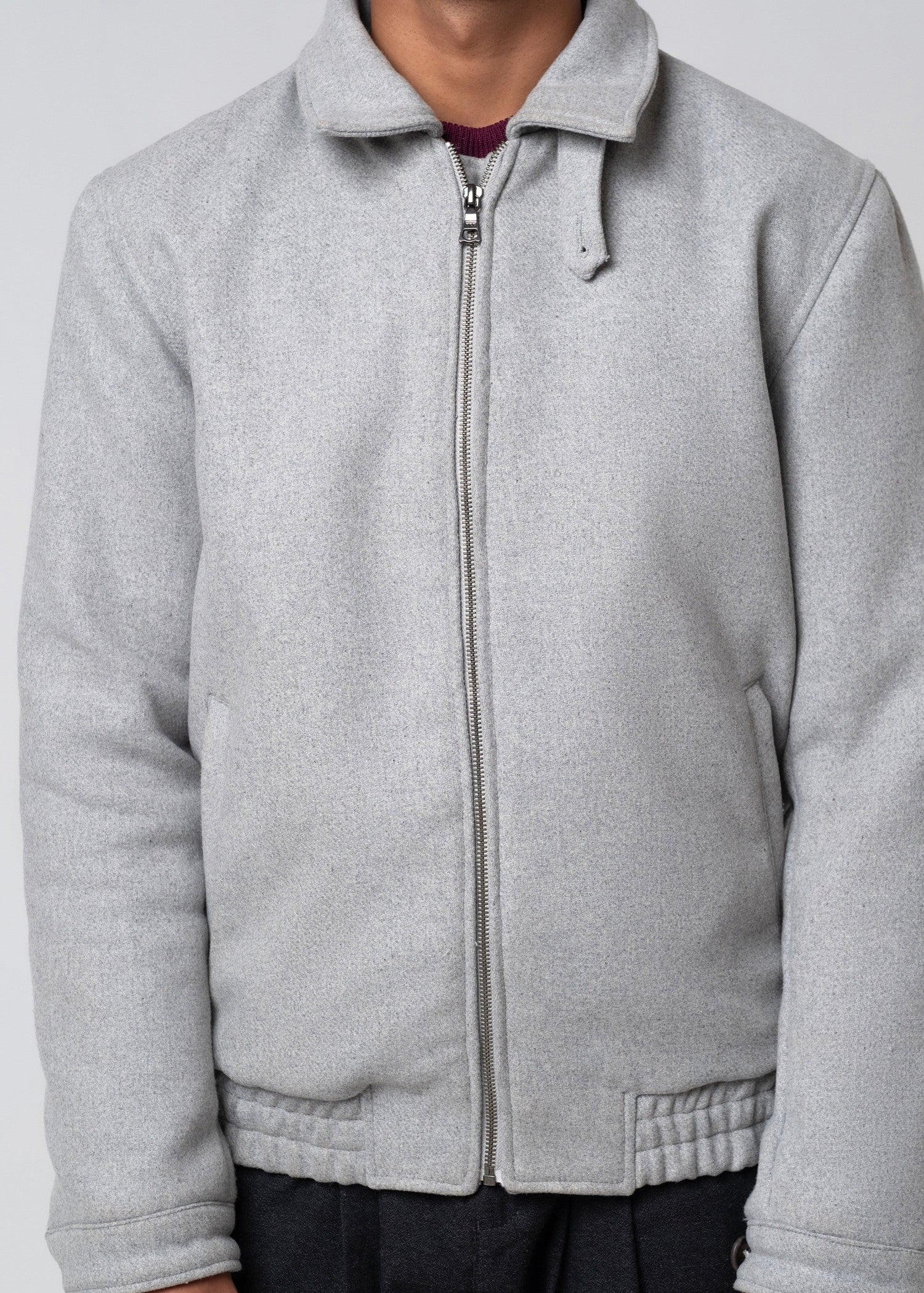 wool Jacket in Light grey