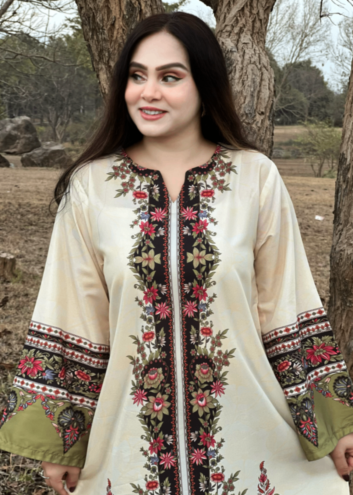 grip Kaftan in Champagne