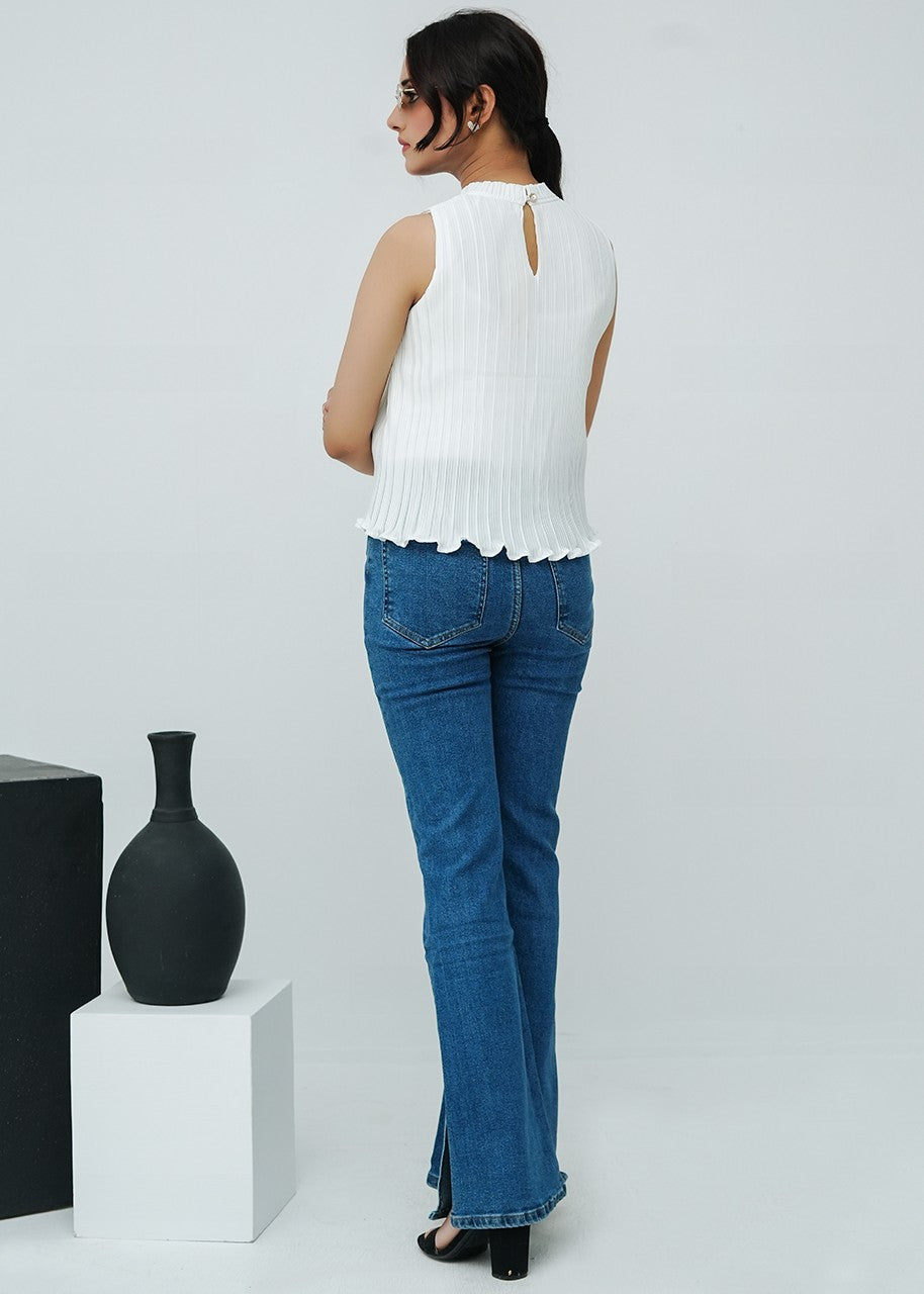 cotton Blouse in White