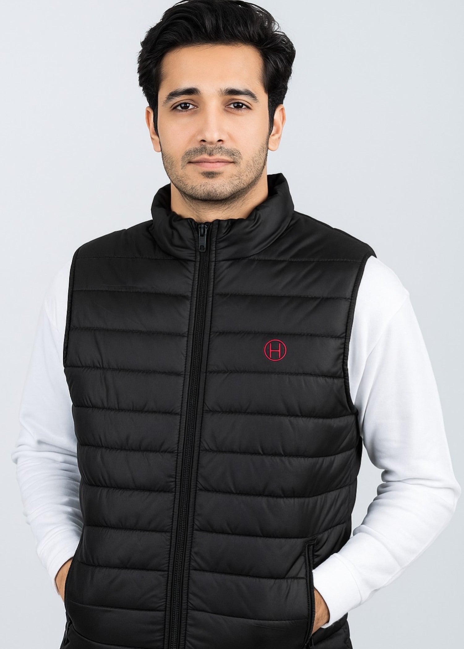 polyester Jacket in Black