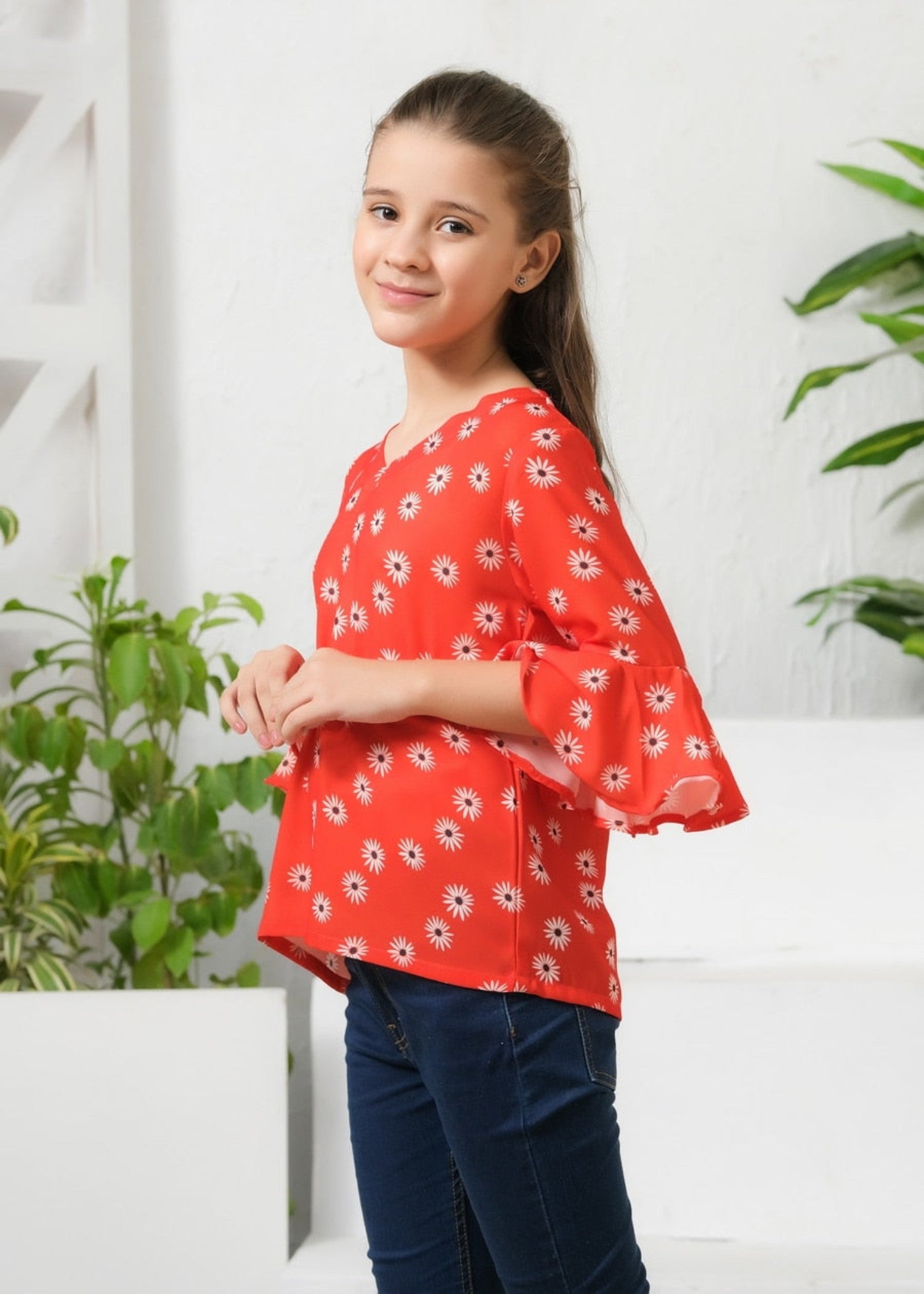 Top in Sunset orange