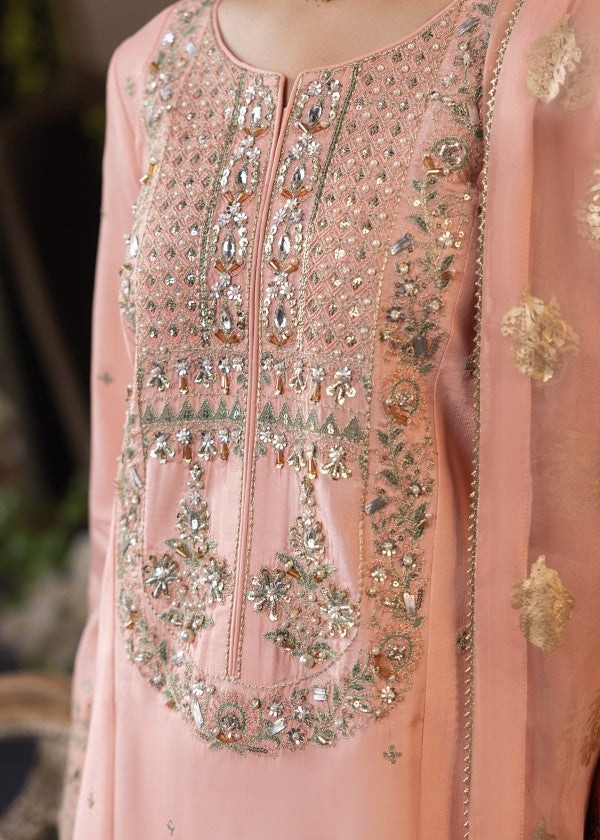 silk Kurta Set in Pink