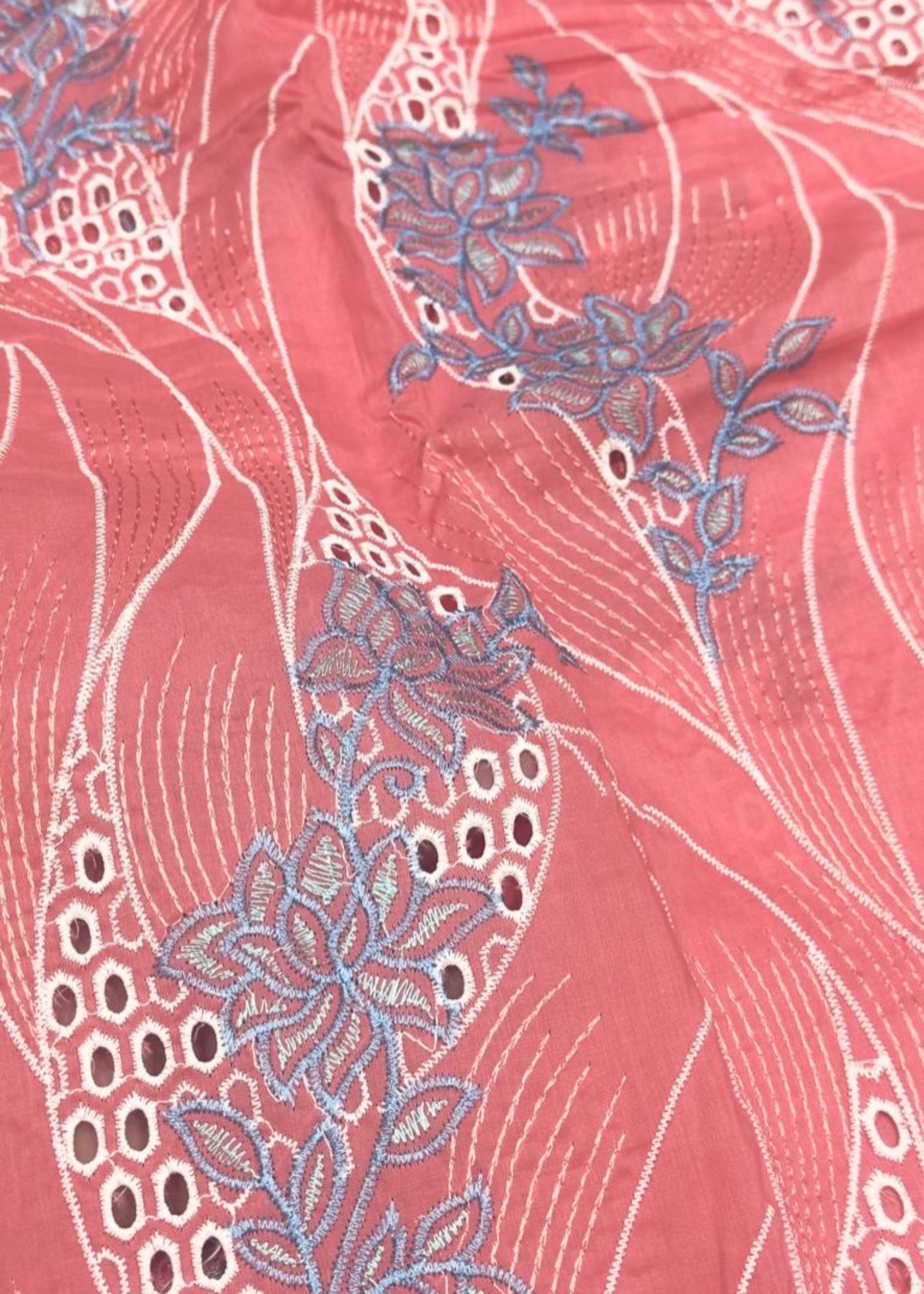 lawn Unstitched in Watermelon pink