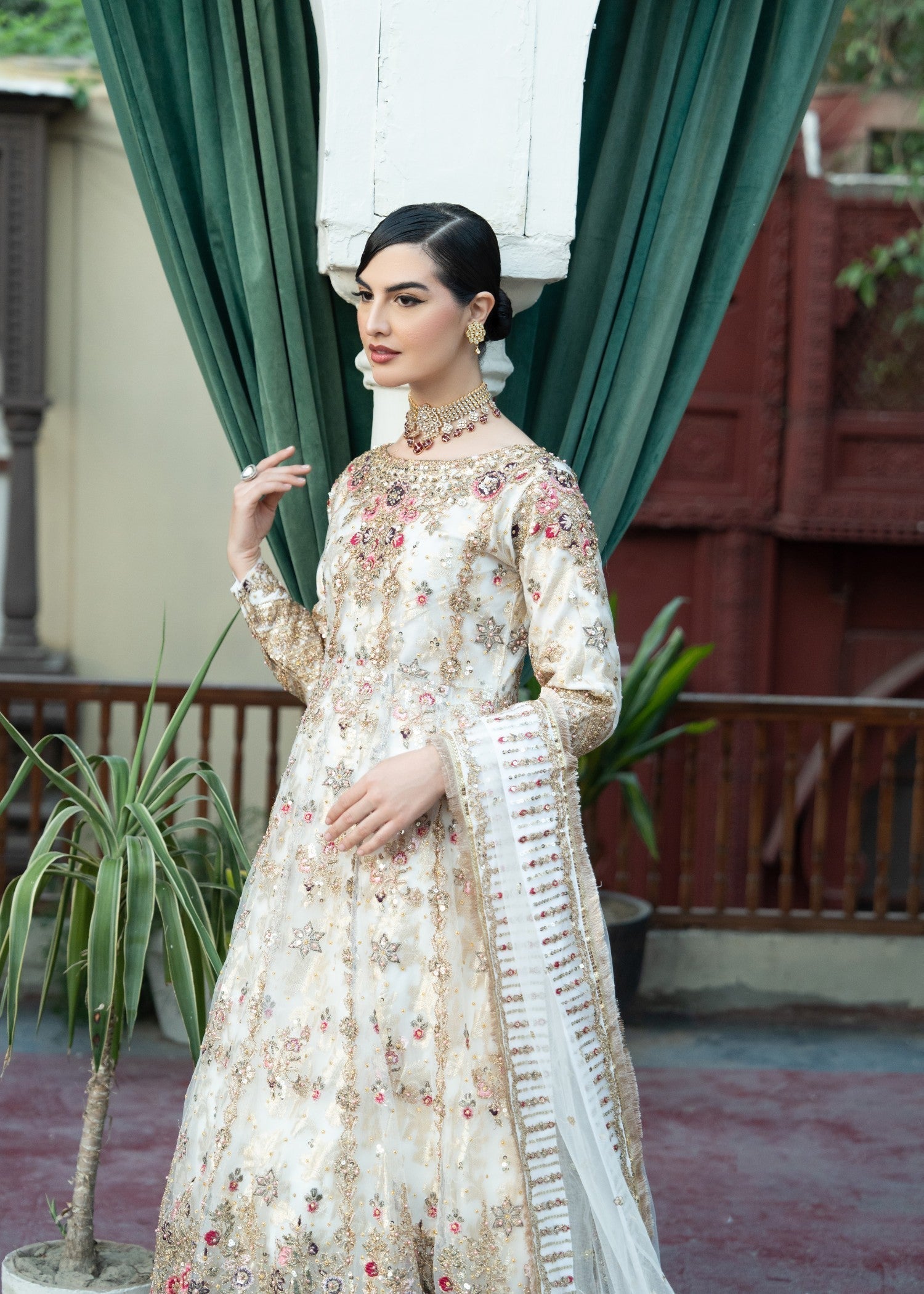chiffon Maxi in Ivory