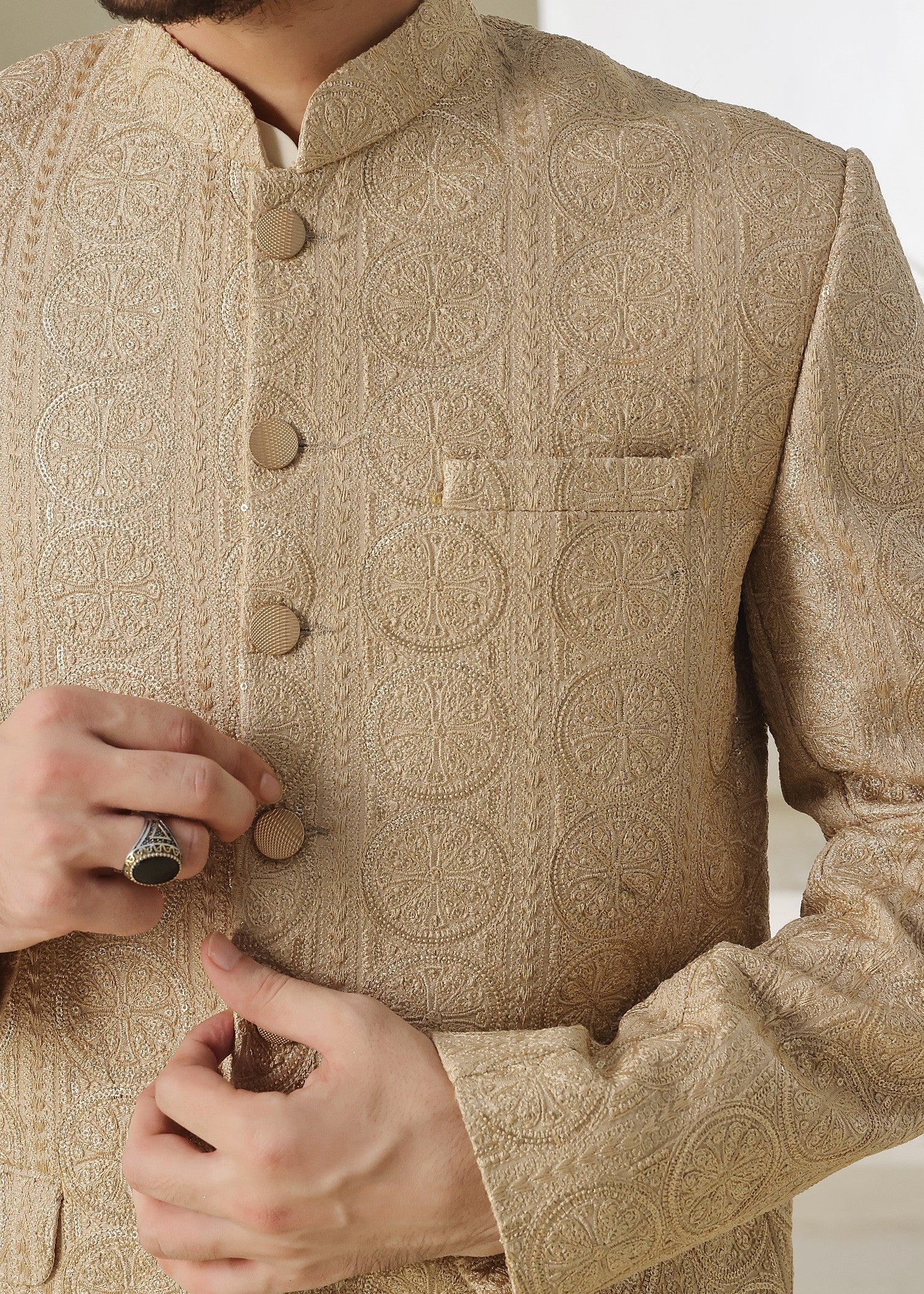 masuri Prince Coat in Beige