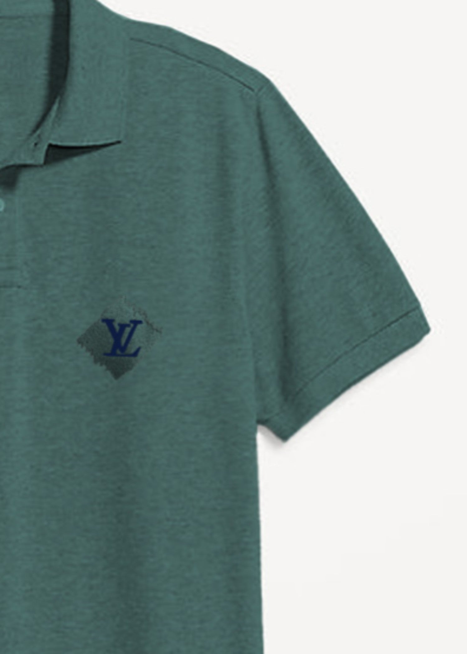 cotton pique Polo Shirt in Jade green by Topco.Pk