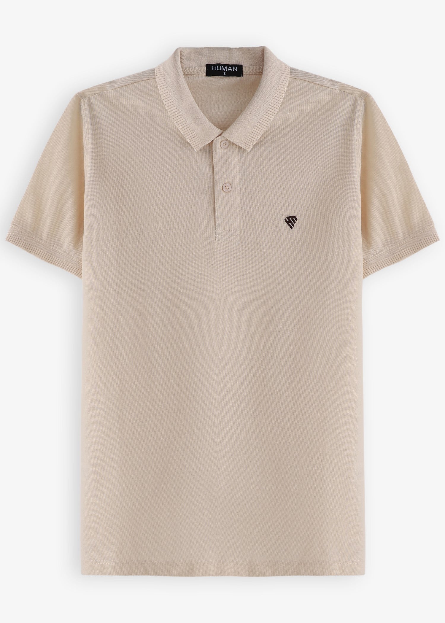 cotton Polo Shirt in Off-white