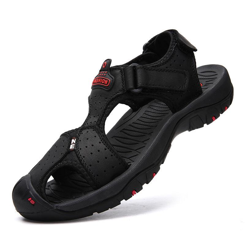 Anti-slip Top Layer Cowhide Beach Shoes