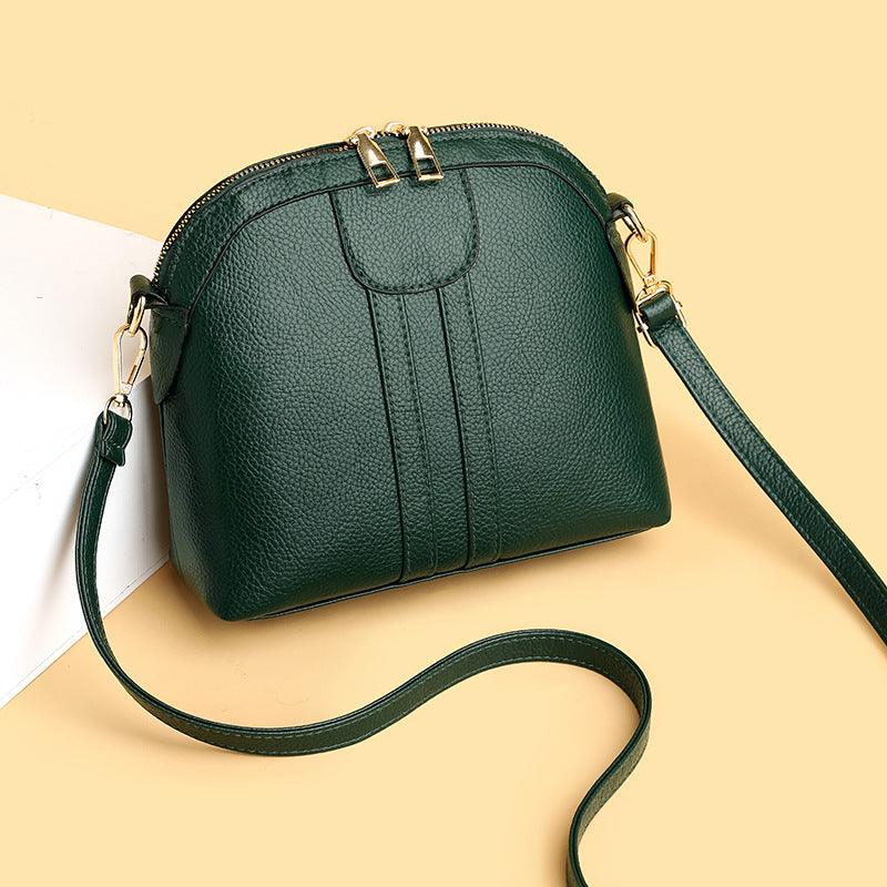 Fashion Shell Soft Leather Crossbody Small Bag