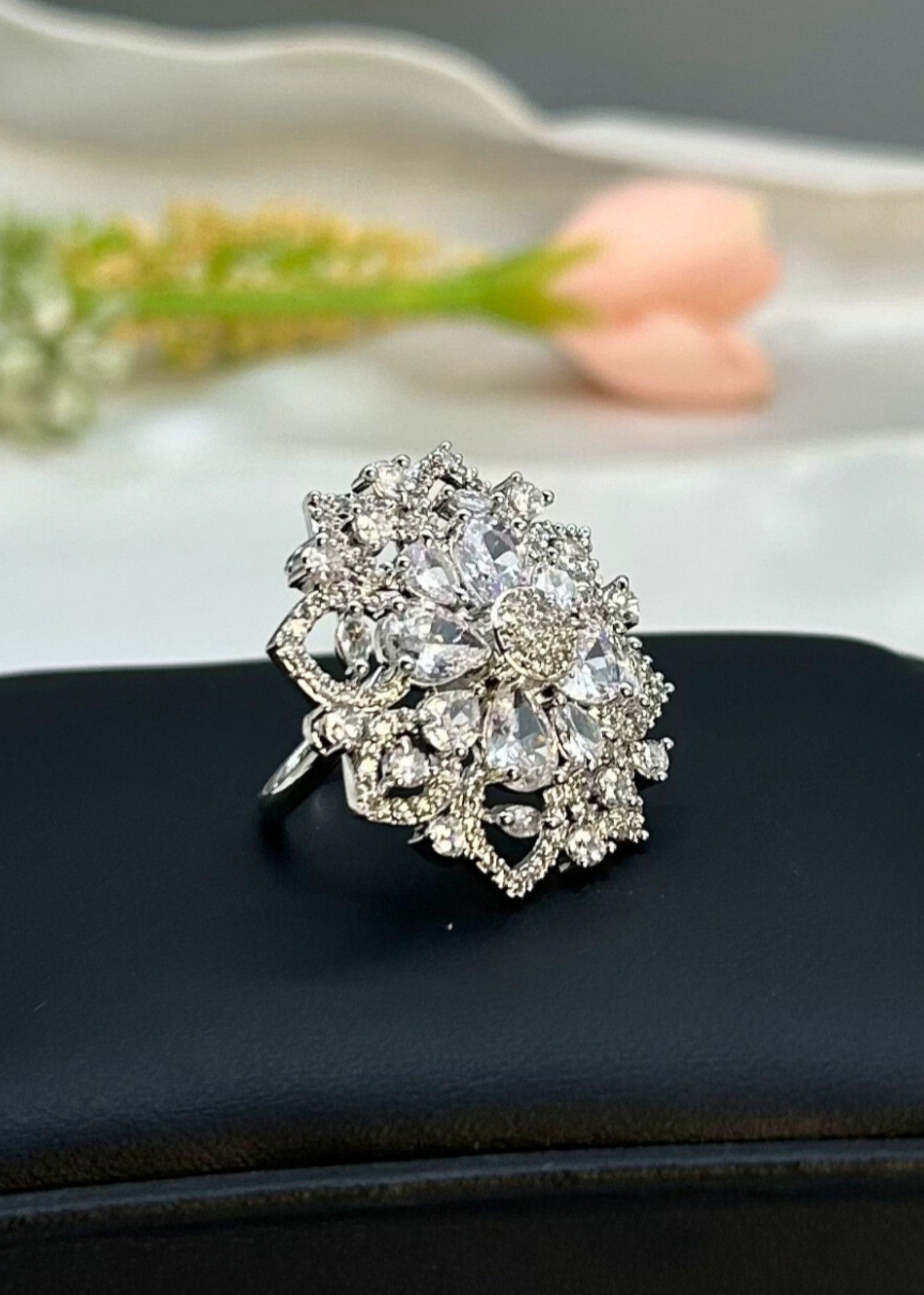 Ring in White Color by - Trendy Women Ring FVW7470