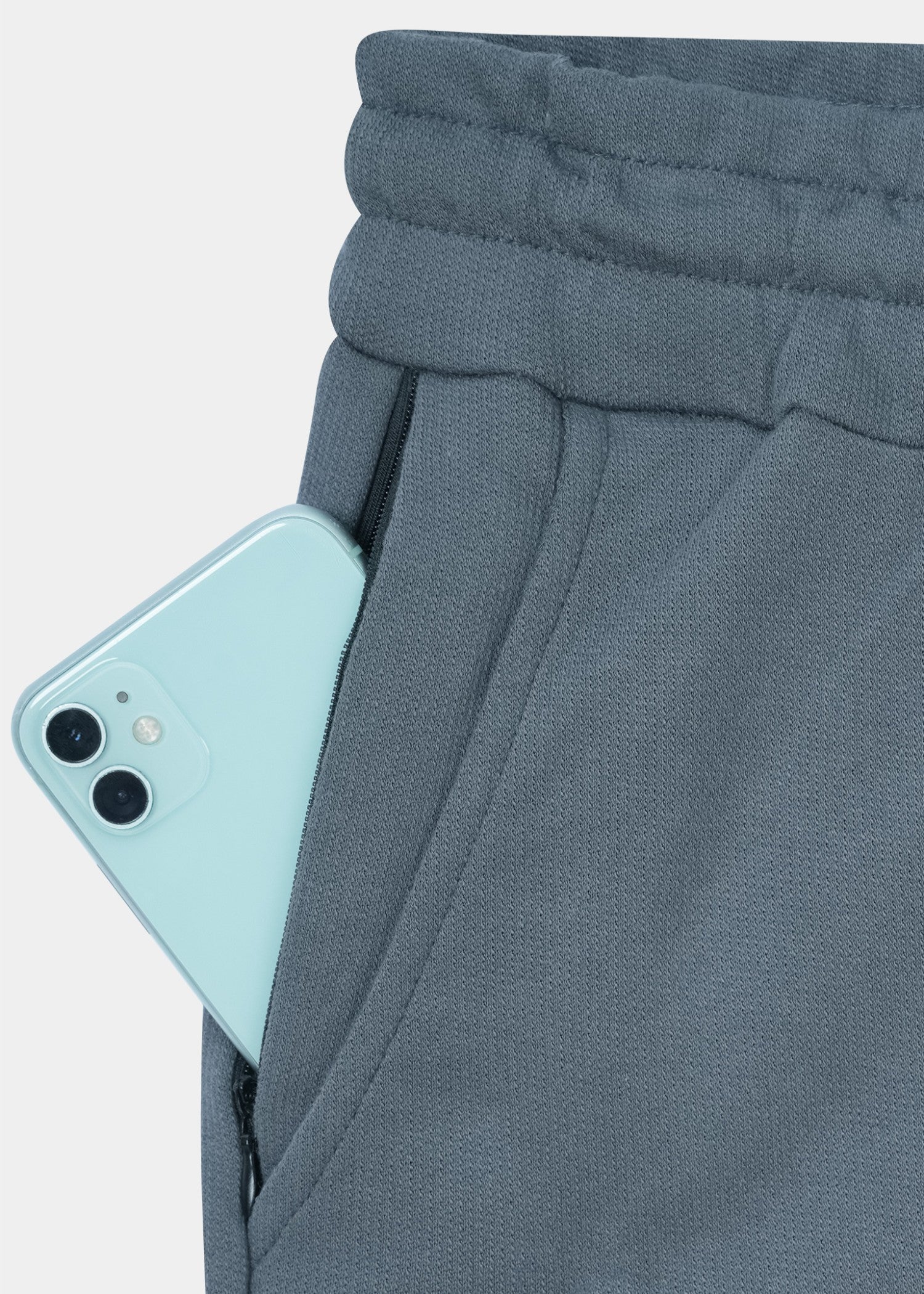 pure cotton Shorts in Graphite