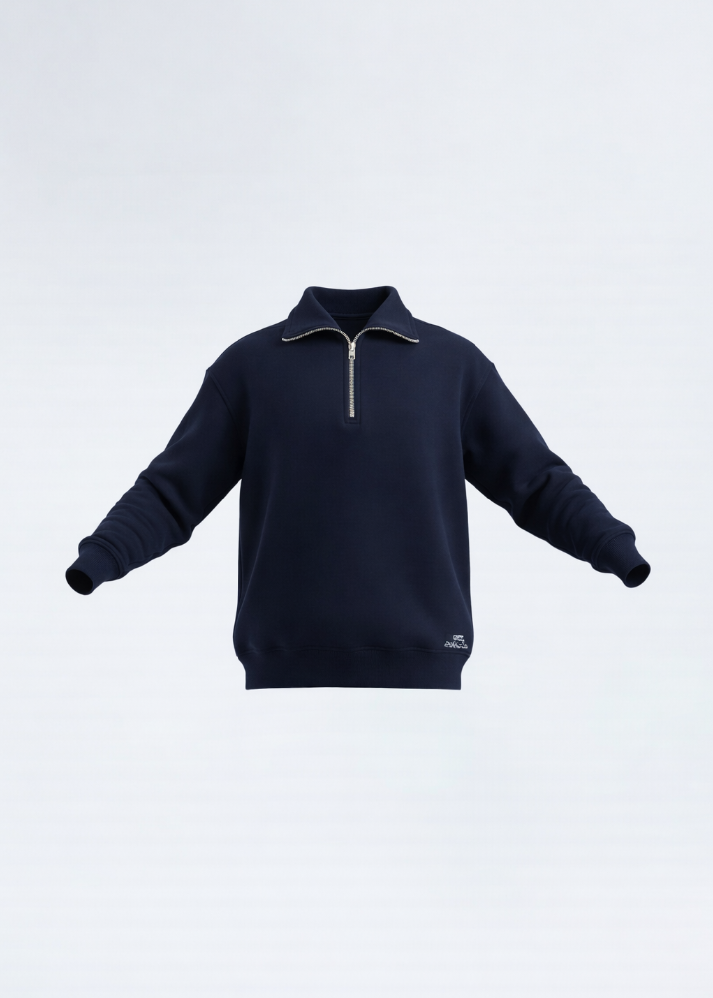 cotton Sweatshirt in Dark blue