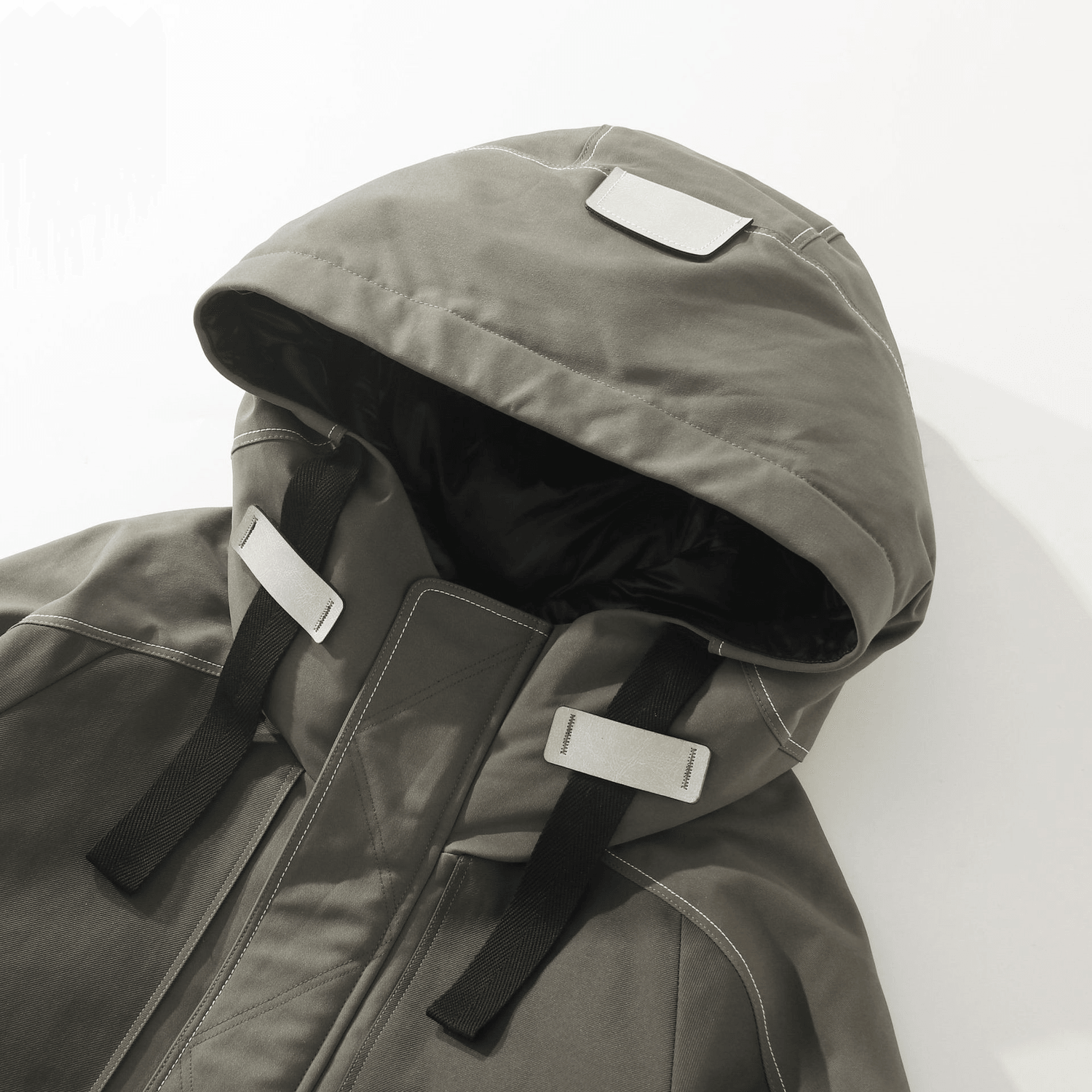 Winter Quality Hooded Zipper down Jacket Men