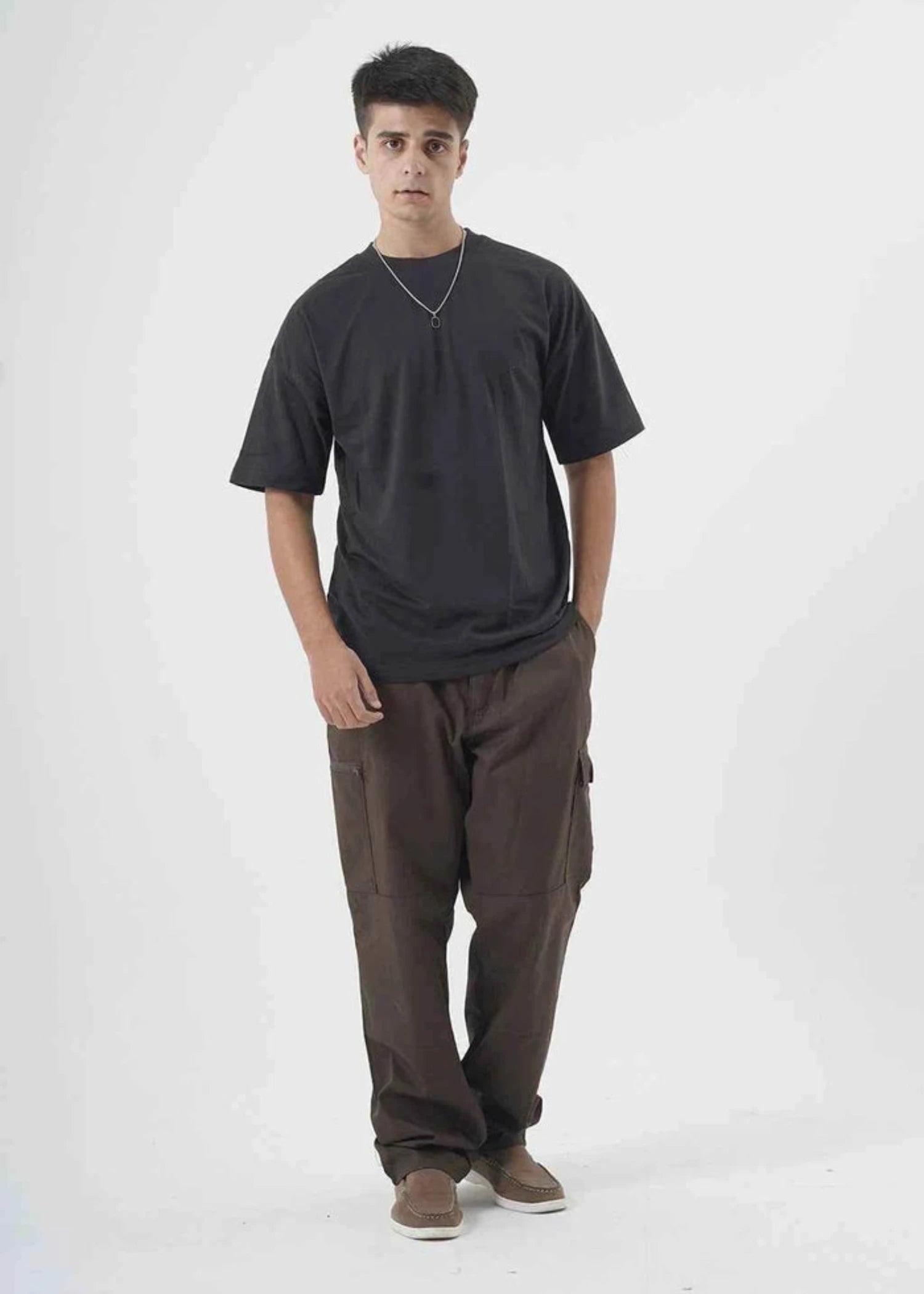 cotton T Shirt in Black by Ecowears.Pk