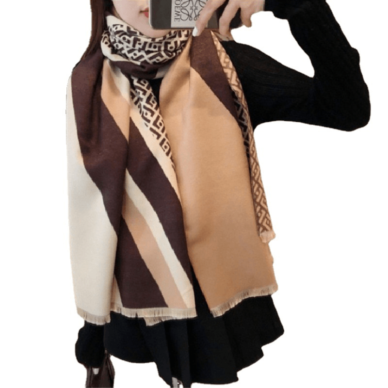 Autumn and Winter New Versatile Shawl Cashmere Scarf