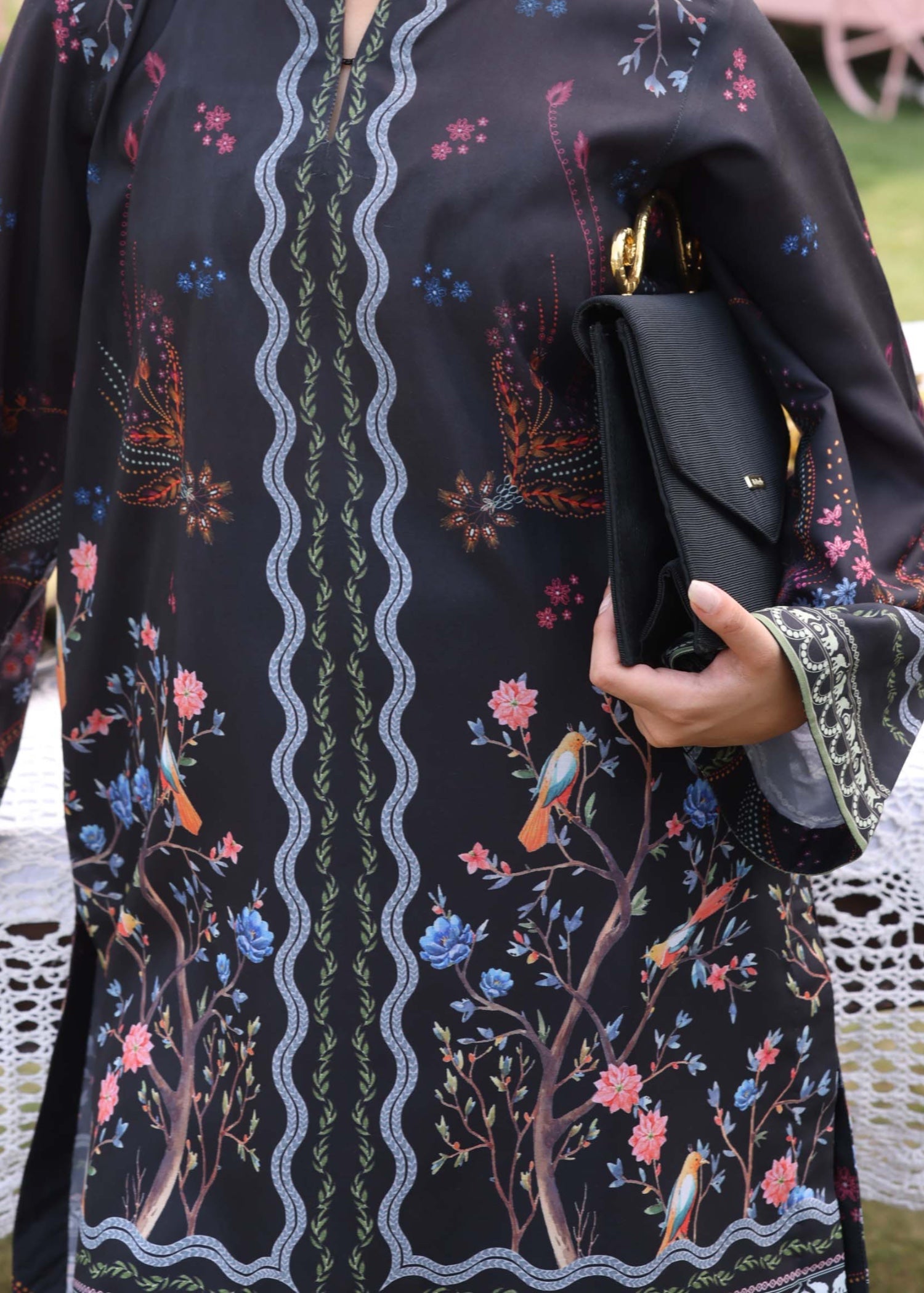 poly lawn Co Ord Sets in Onyx