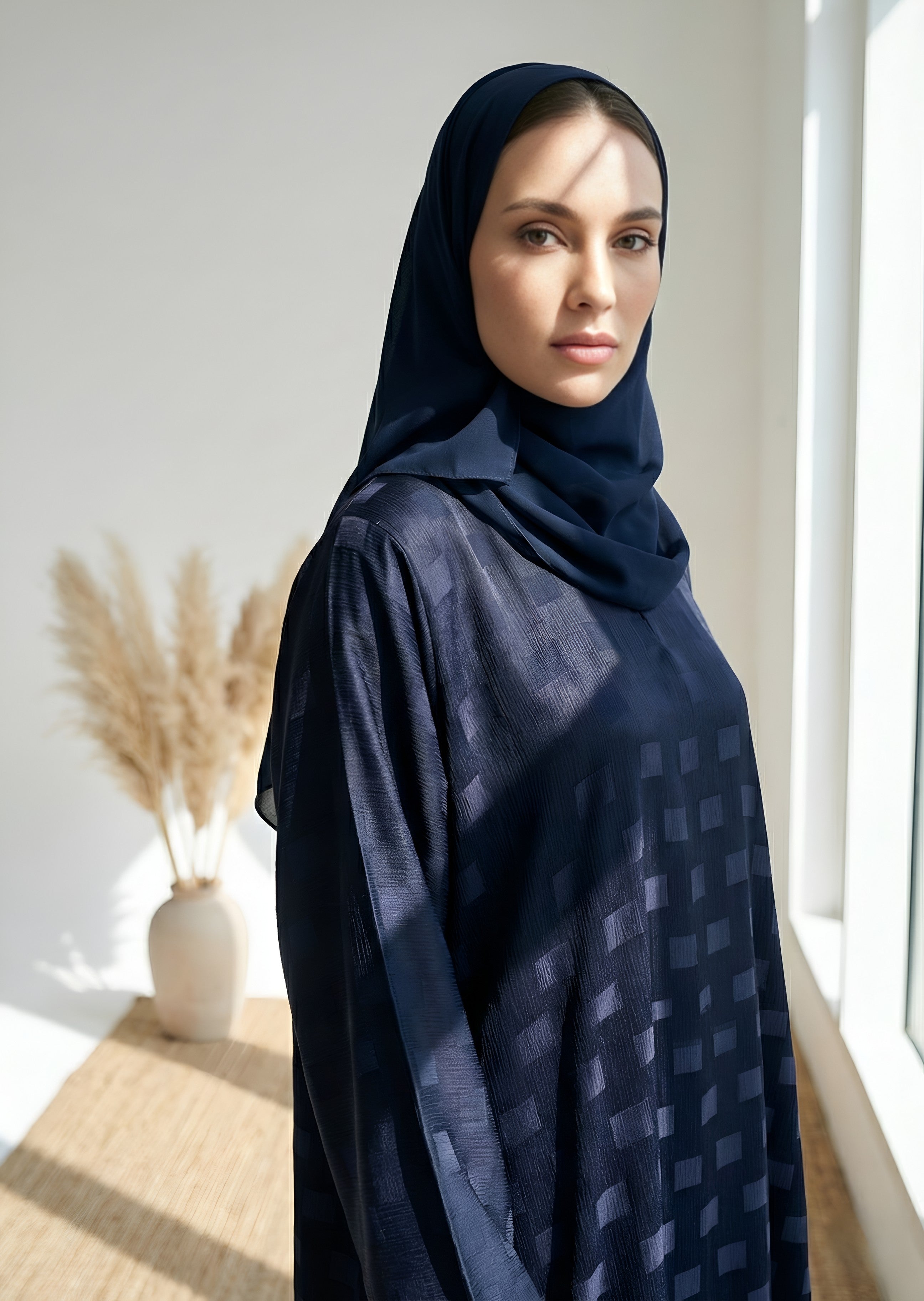nidha Abaya in Blue