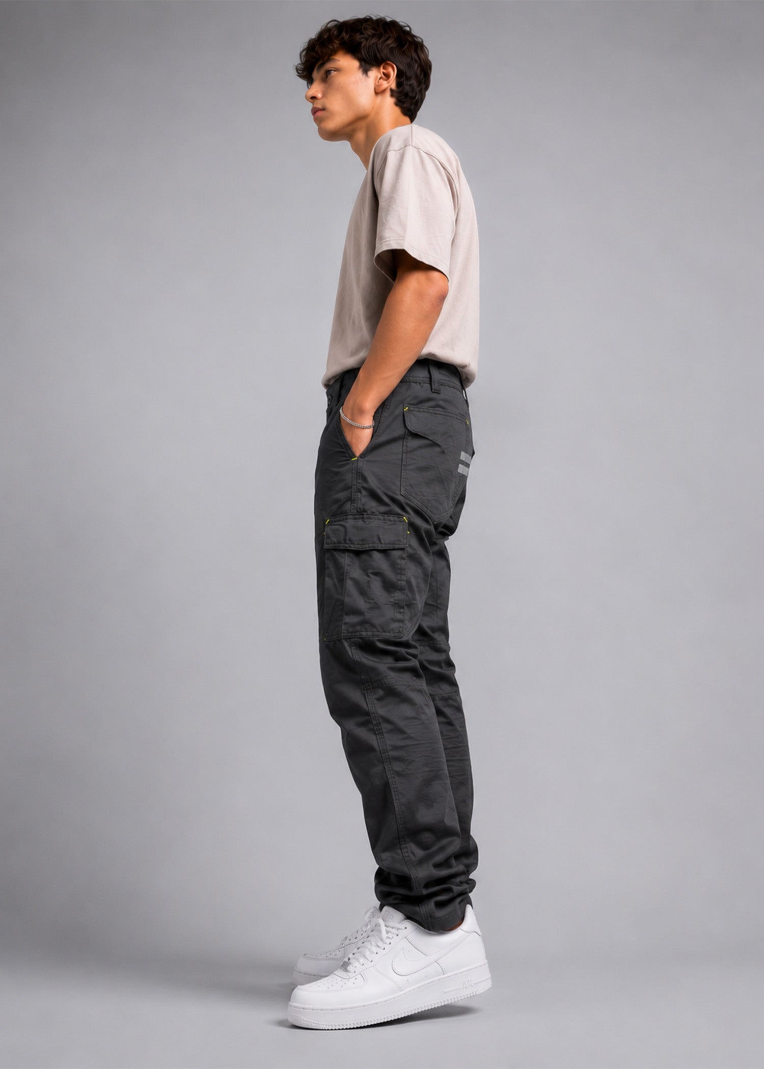 cotton Pants in Black by FLO