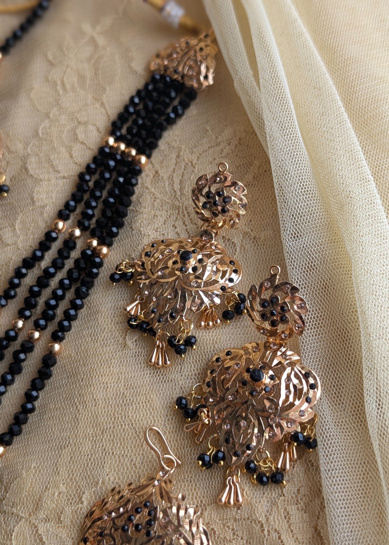 Jewelry Set in Black olive Color by - Trendy Women Jewelry Set UPR7206