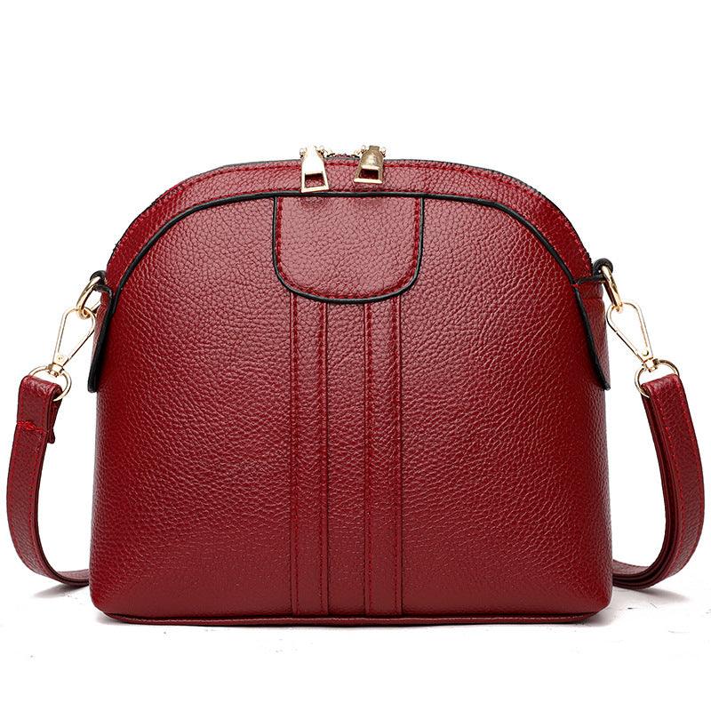 Fashion Shell Soft Leather Crossbody Small Bag