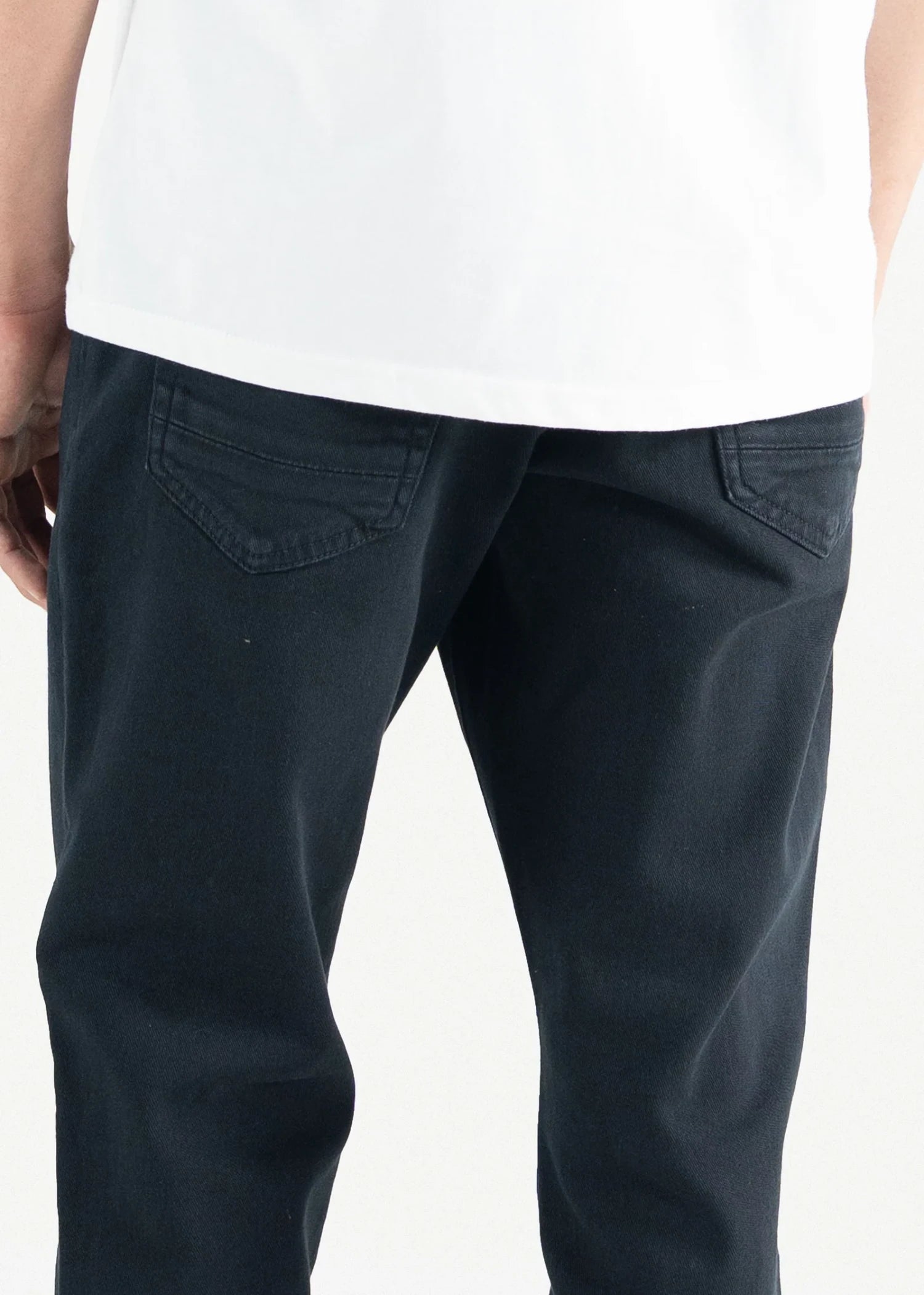 twill cotton Jeans in Prussian blue