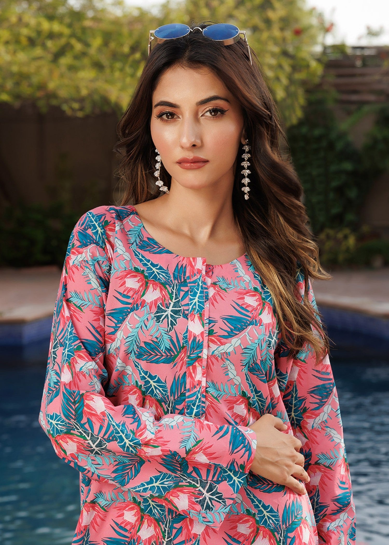 lawn Co Ord Sets in Pink