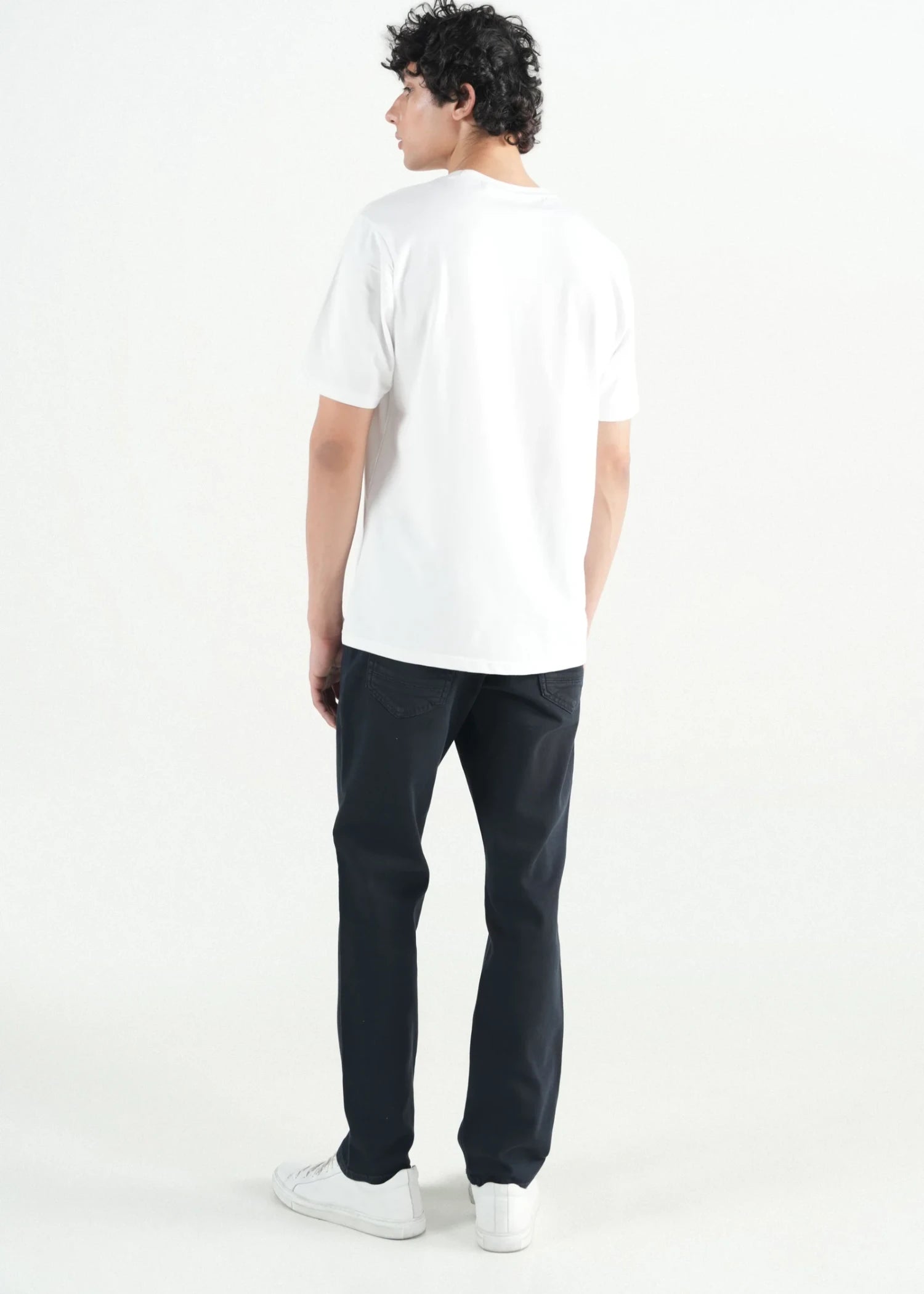 twill cotton Jeans in Prussian blue