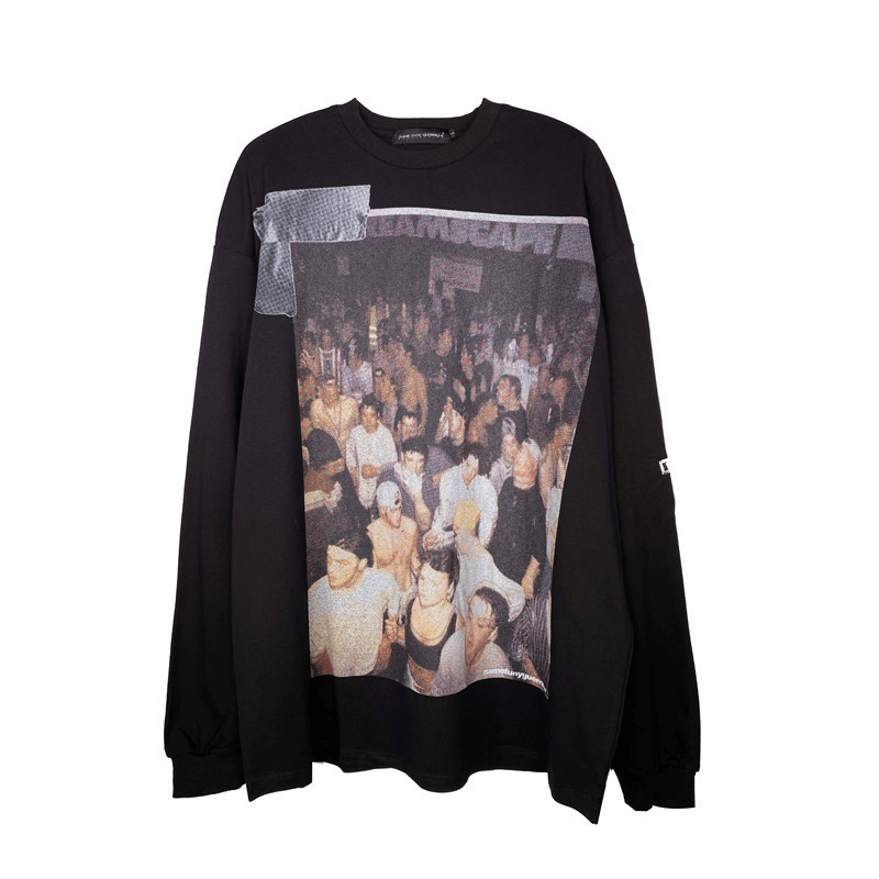 Men'S Street Trend Loose High Street Top