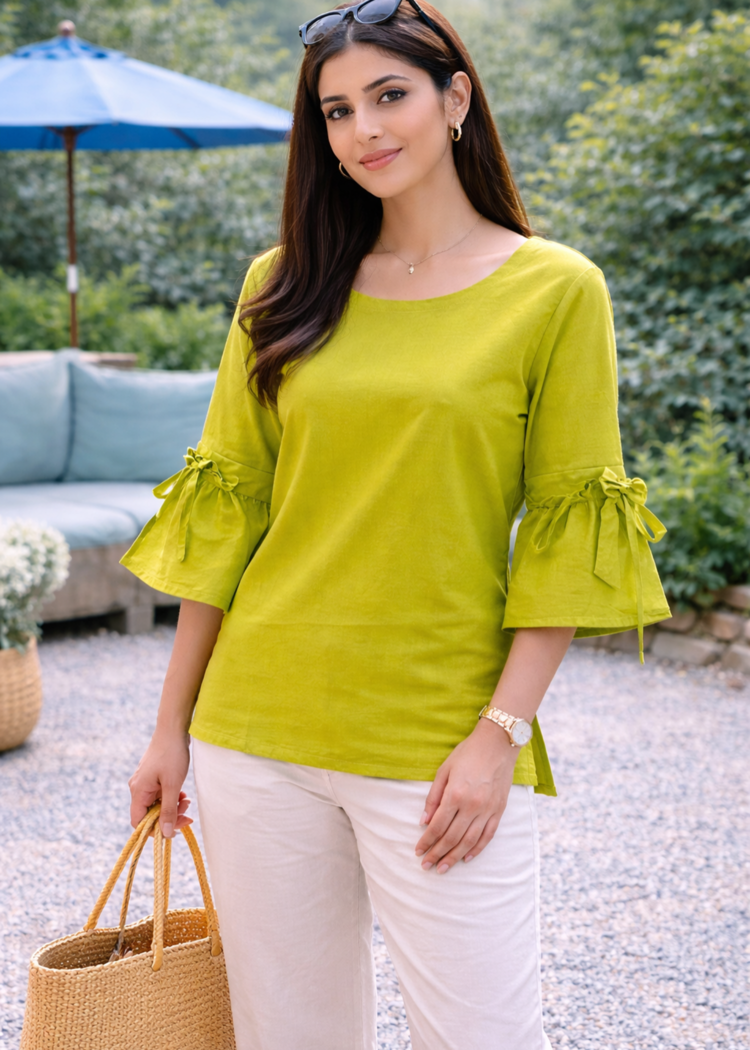 lawn Top in Pear
