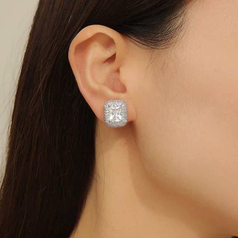 Studs in White, silver Color by - Trendy Women Studs CUM2857