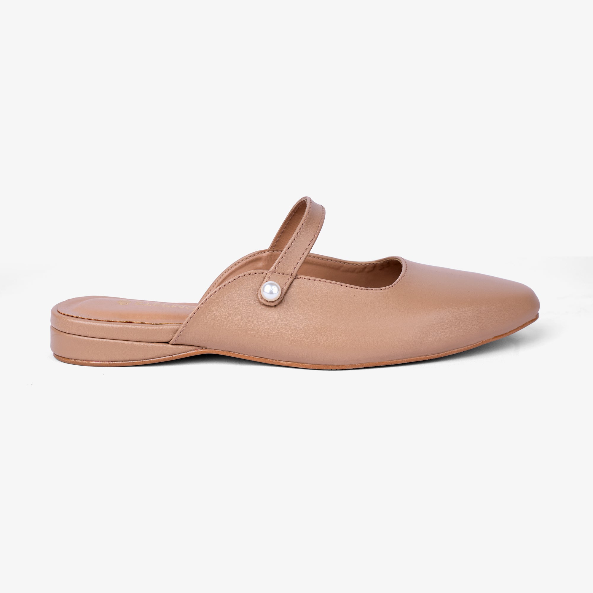 Mules in Beige by - High Quality Women Mules PQH1902