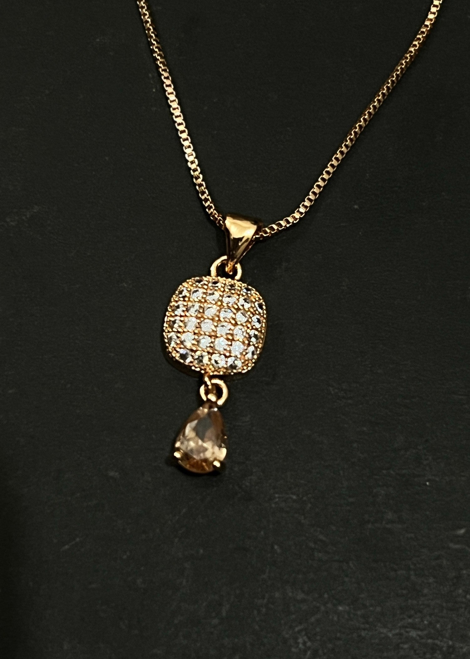 Necklace in Silver, golden orange Color by - Trendy Women Necklace HTN7665