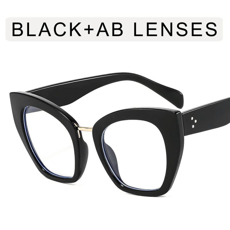 Mi Nail Cat Eye Large Frame Anti-Blue Light Flat Mirror