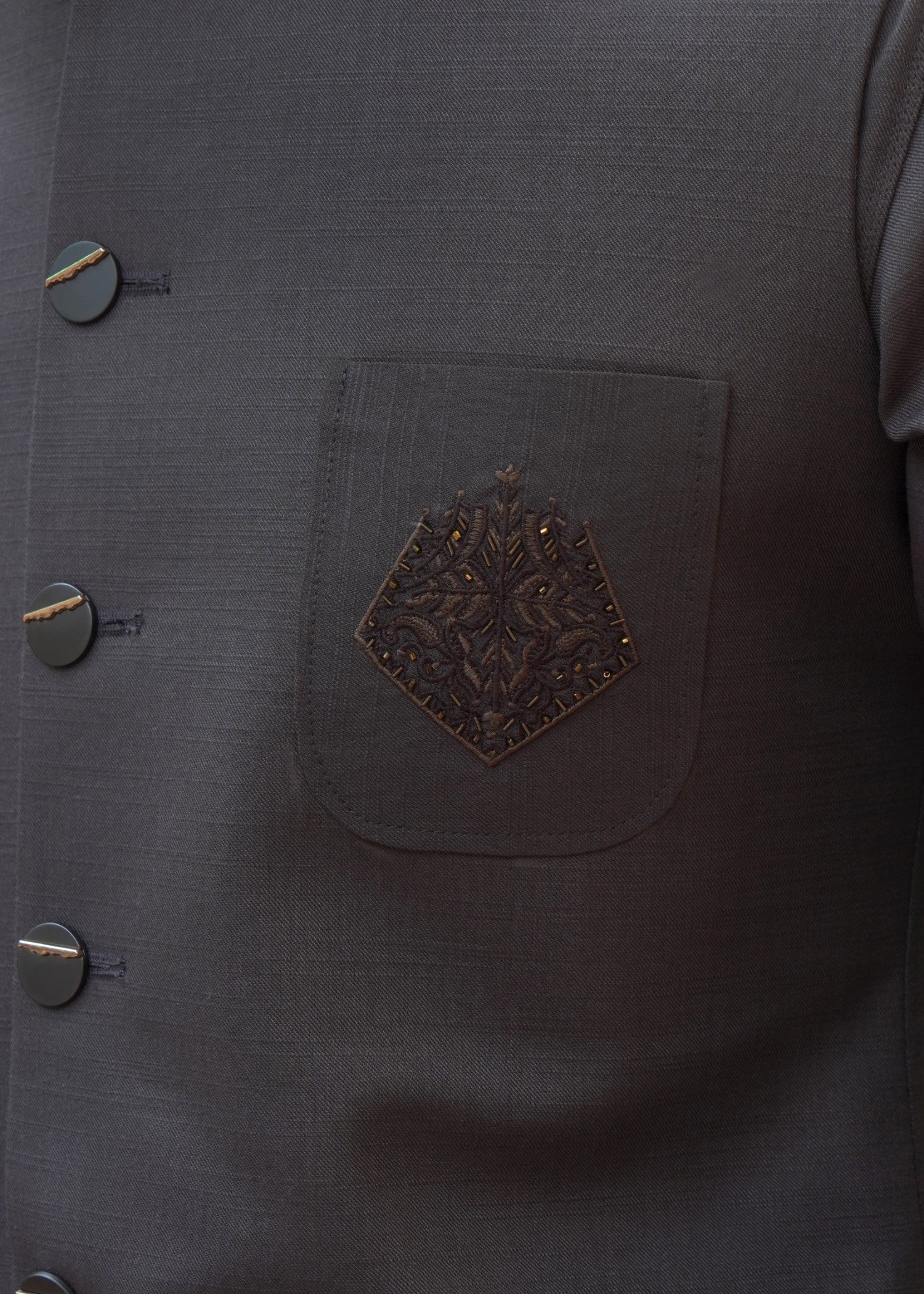 wool Waistcoat in Grey