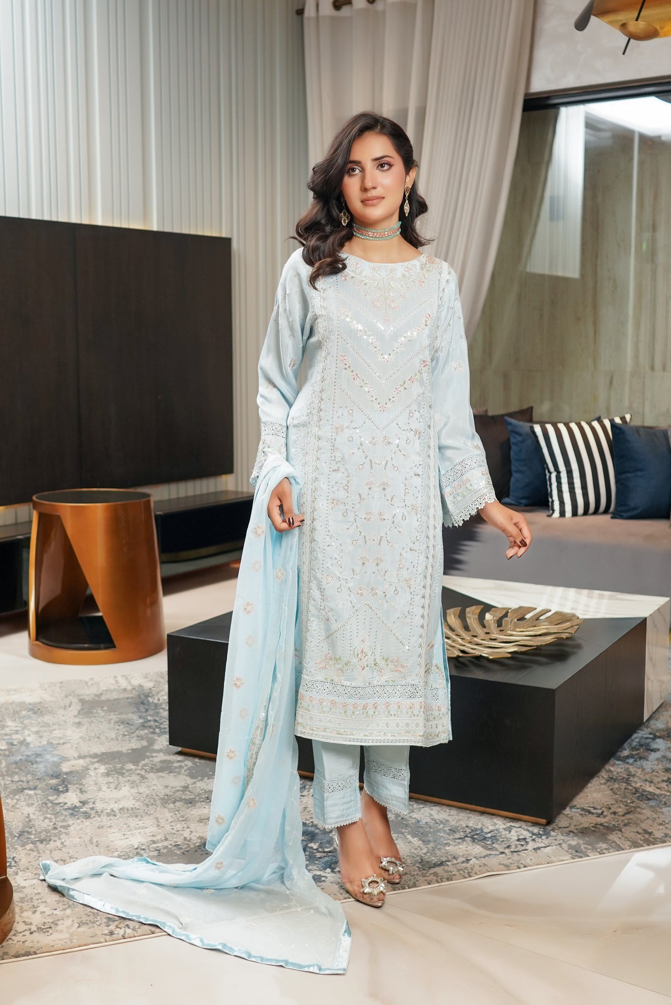 Shamooz Silk Edit Festive Pret Formals – D-8