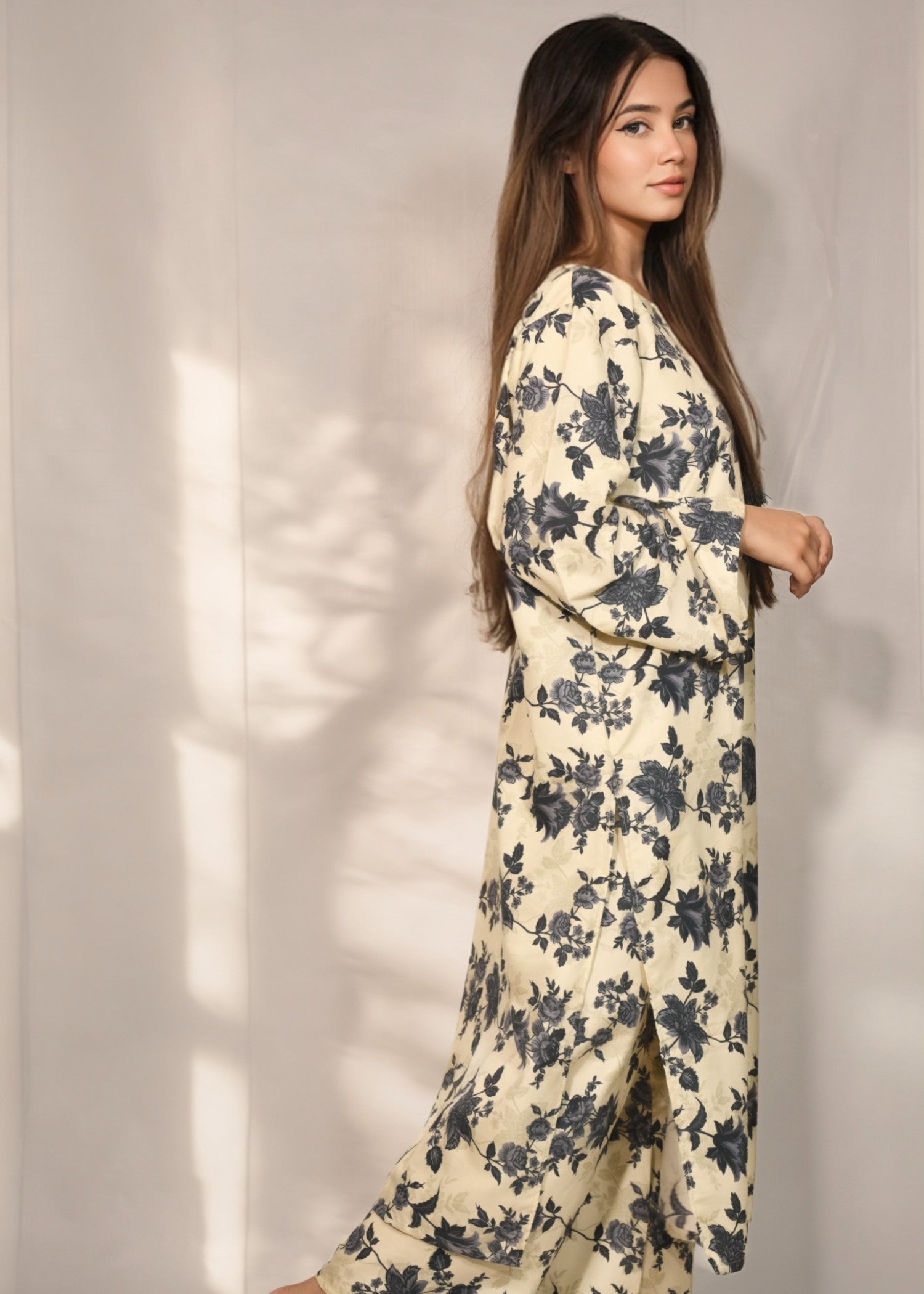 wash & wear Co Ord Sets in Off-white