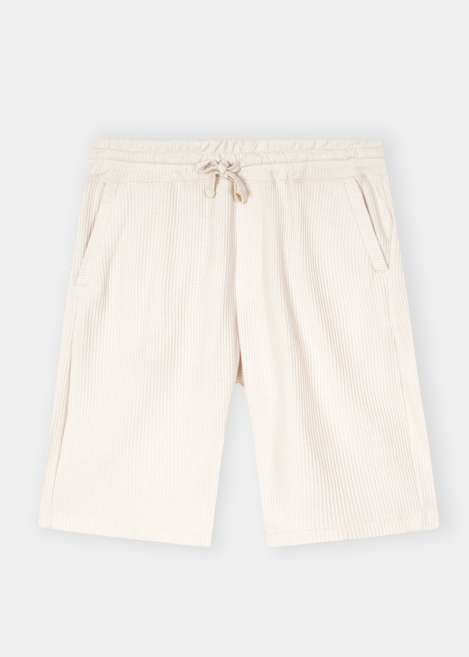 pure cotton Shorts in Cream